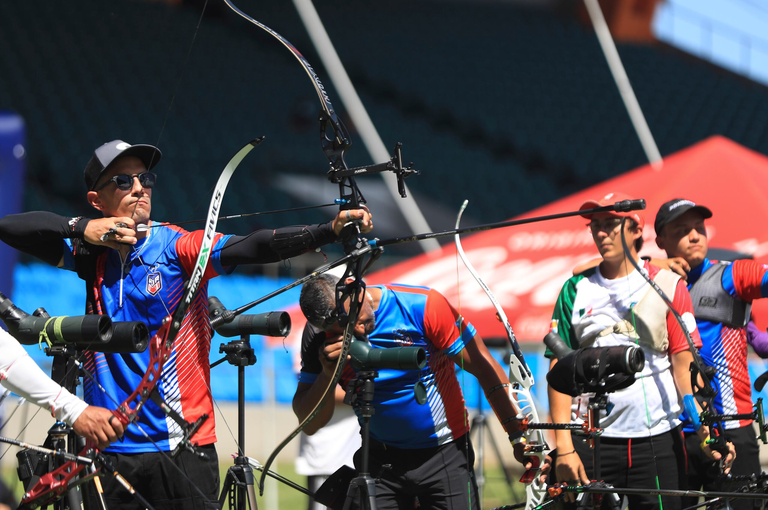  La ronda de arco recurvo en el Puerto Rico Archery Cup.
