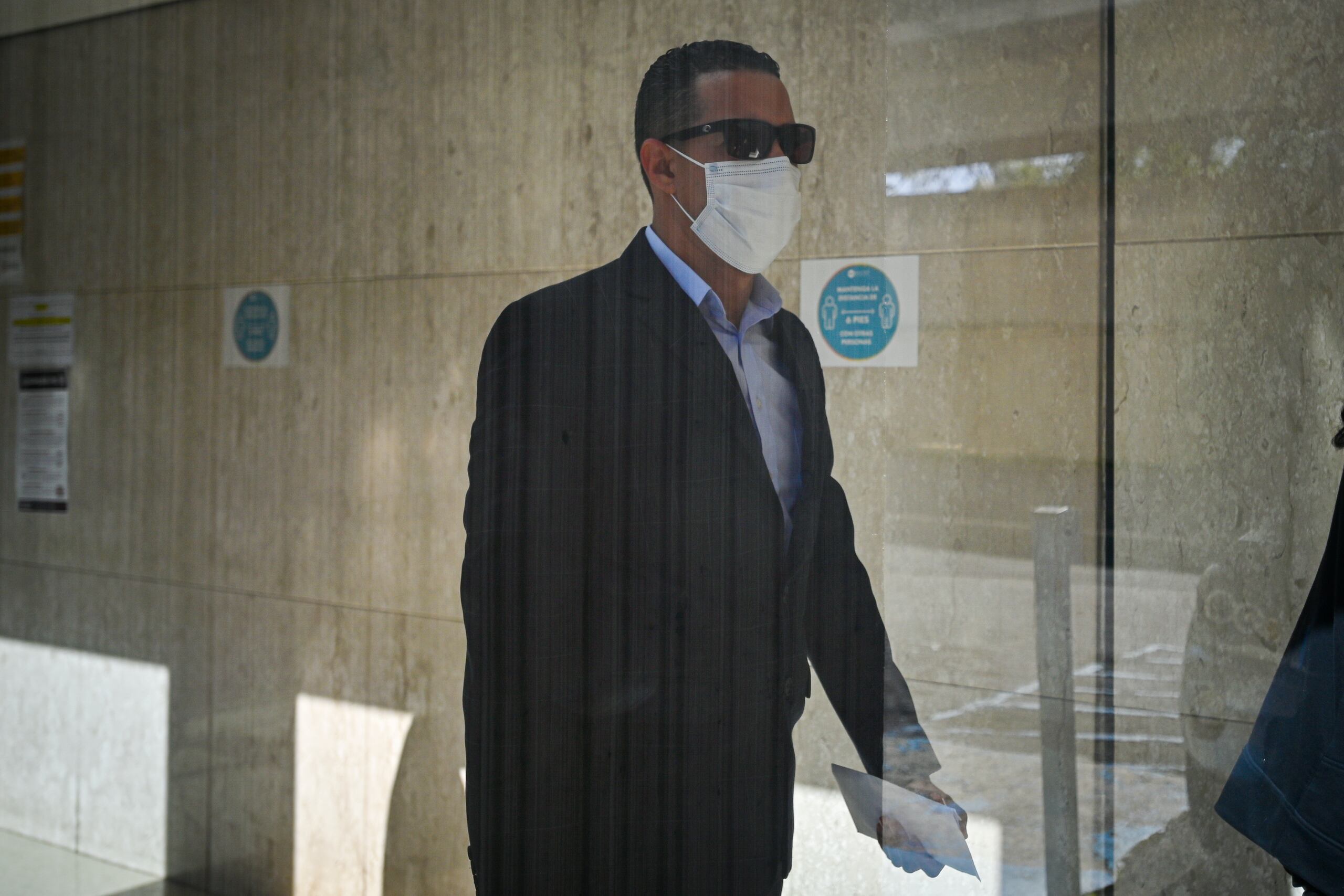 Albert Torres a su llegada al Tribunal de San Juan.