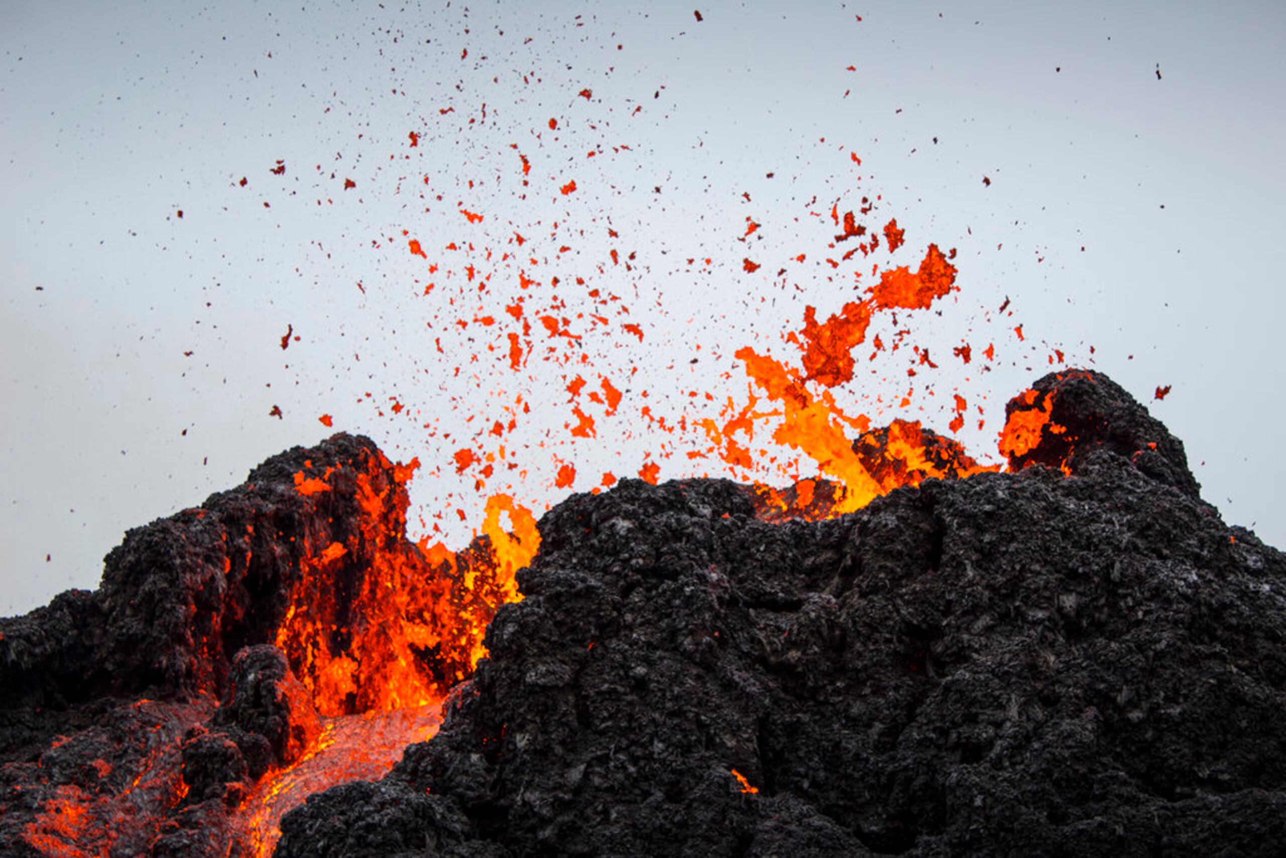 Imagen de un volcán.