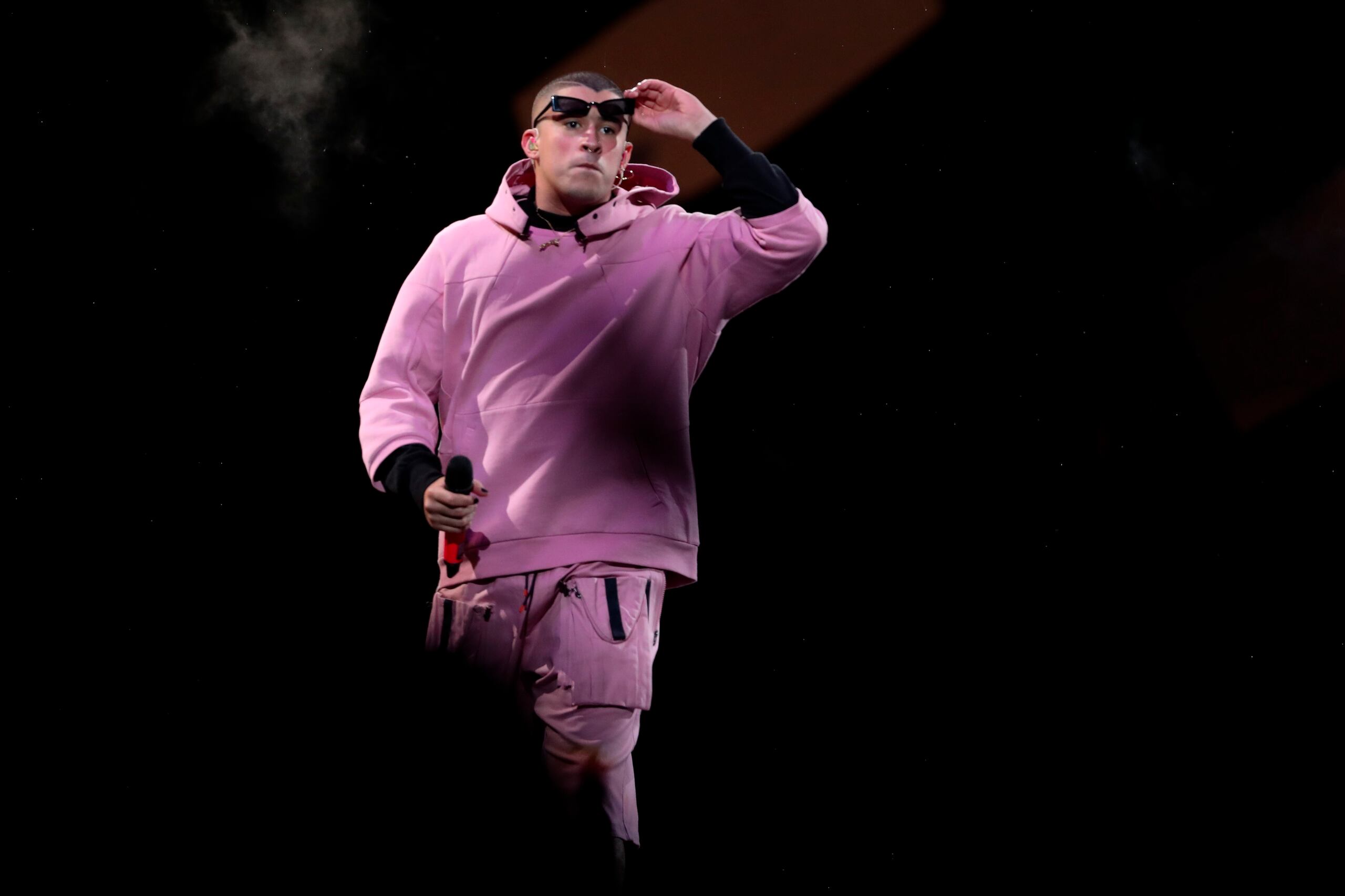 El cantante puertorriqueño de trap Bad Bunny.