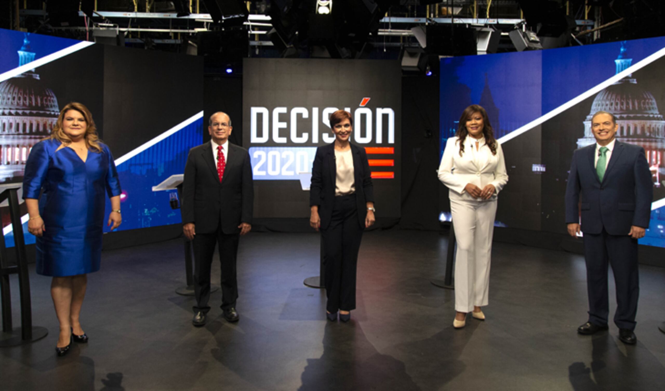 El debate fue al aire de 10:00 p.m. a 11:30 p.m. por WAPA.