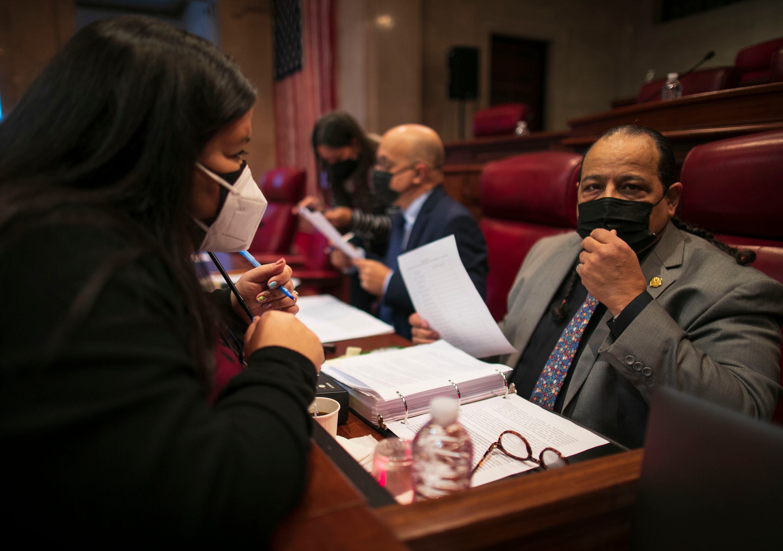 Senador José Vargas Vidot, senador independiente, en las vistas sobre la prohibición de las terapias de conversión.