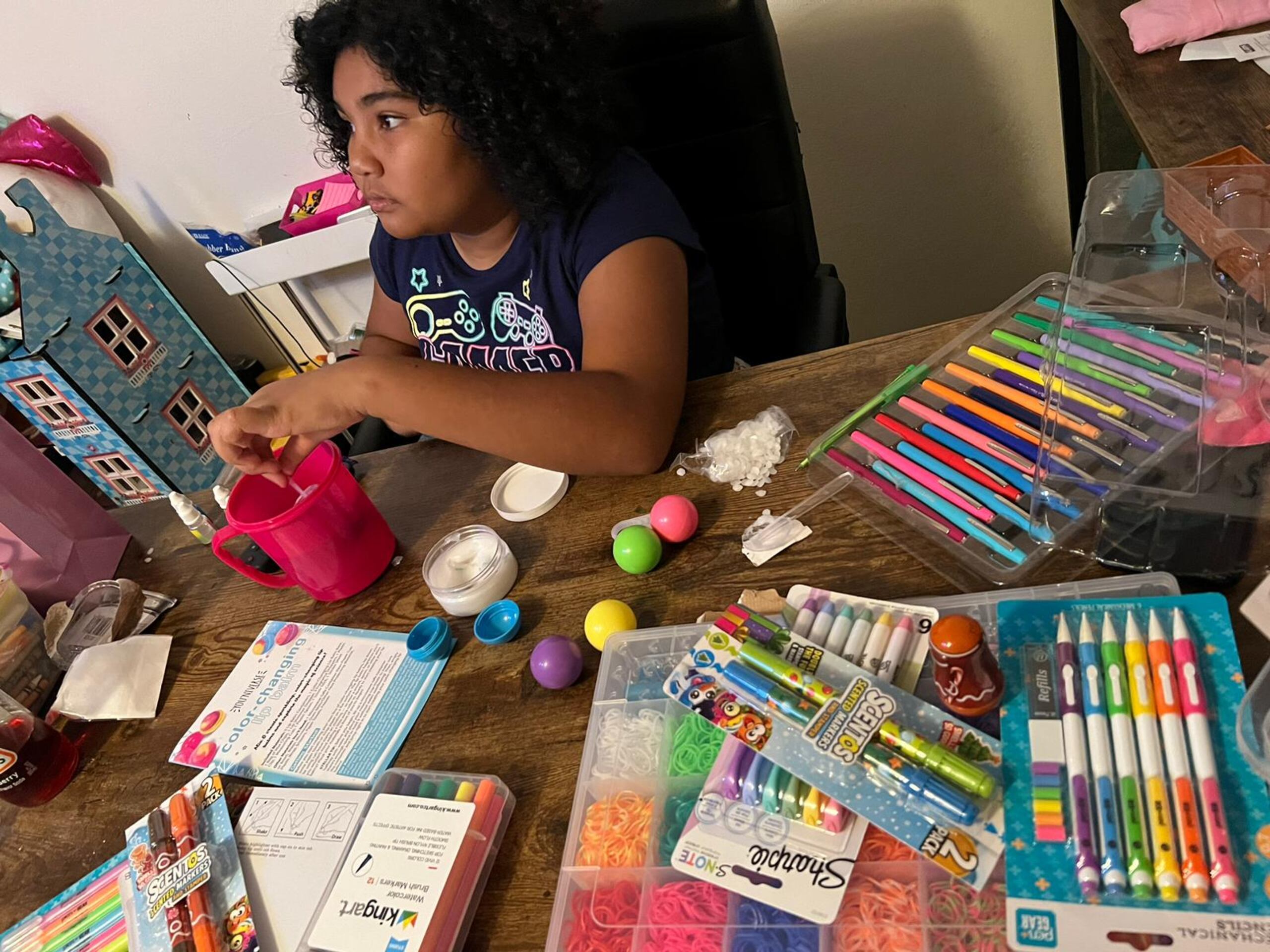 Myah Victoria Ramos Pagán, con su afán por la literatura y las artes, participó en el programa de "Mentoría de niños autores" con la escritora Kathia Alsina.