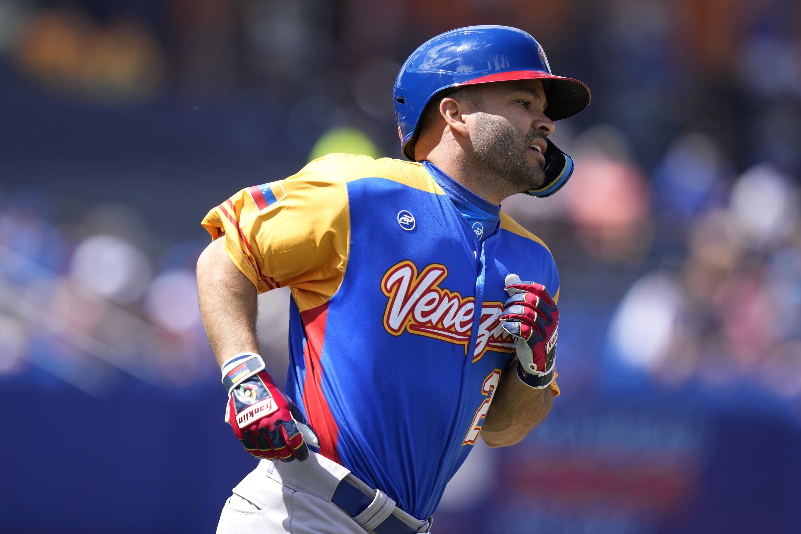 José Altuve fungía como primer bate de Venezuela en el Clásico Mundial de Béisbol.