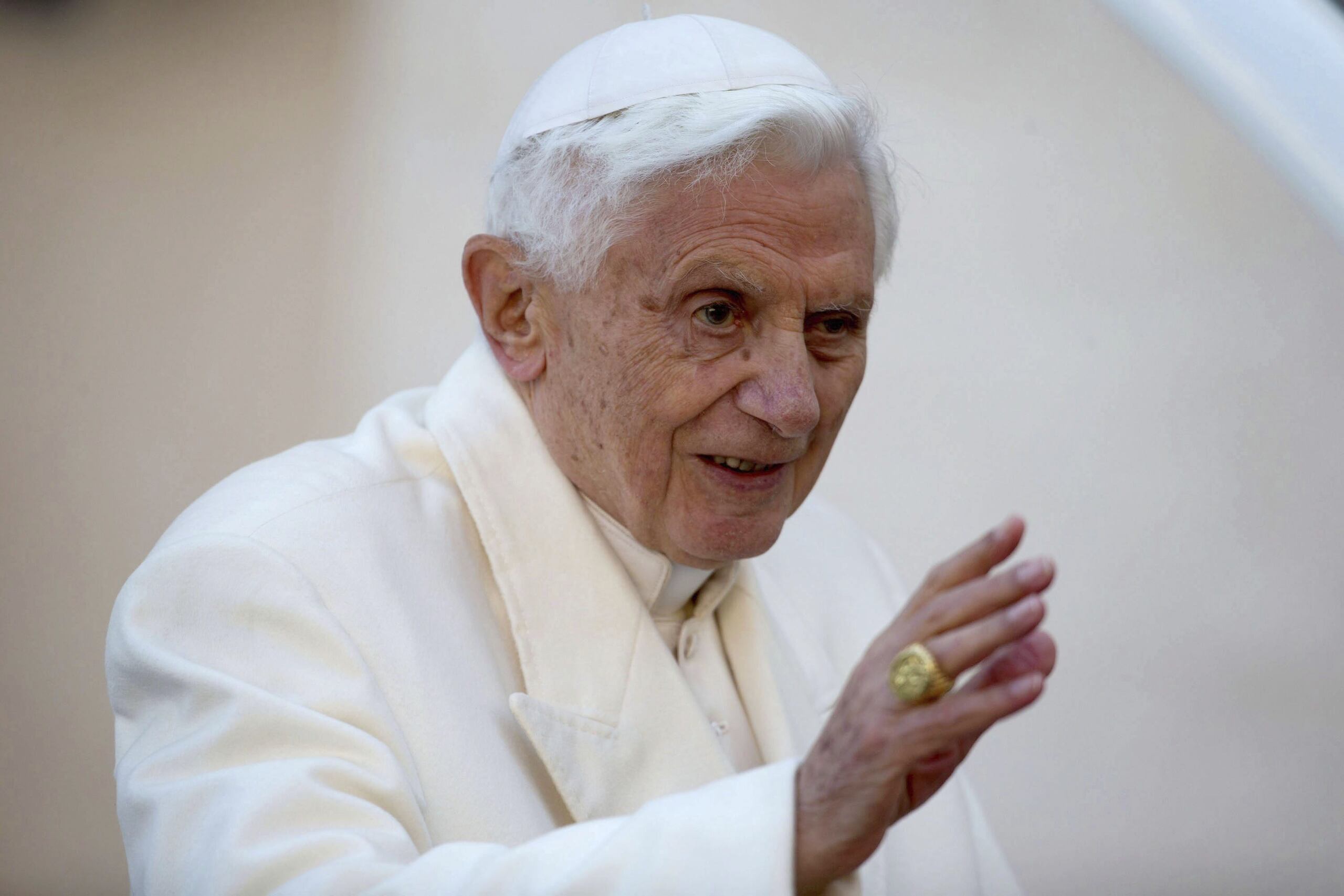 El papa emérito Benedicto XVI.