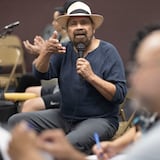 Andrés Jiménez le canta a sus maestros en su regreso a Bellas Artes en Santurce