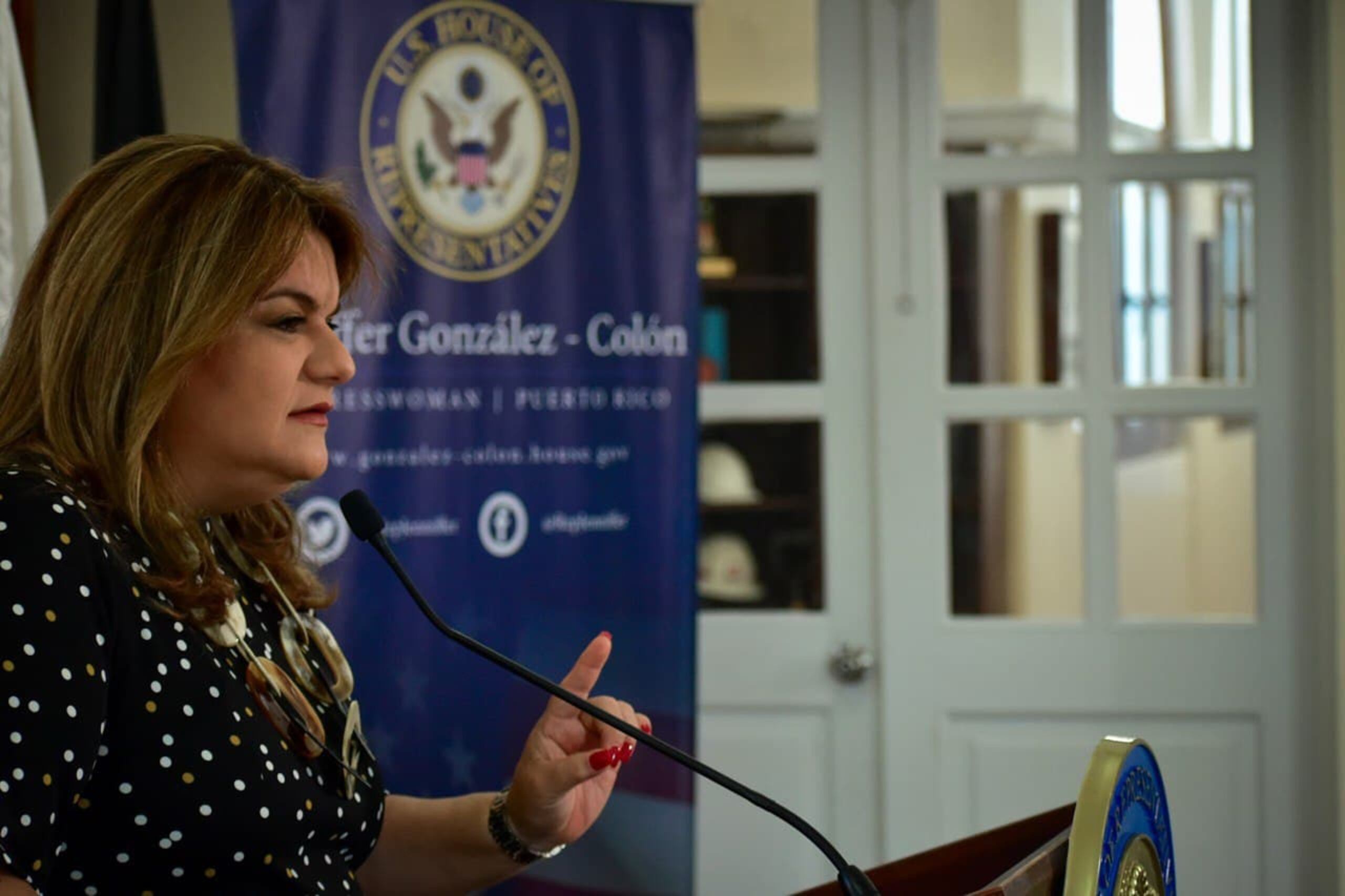 La comisionada residente Jenniffer González.