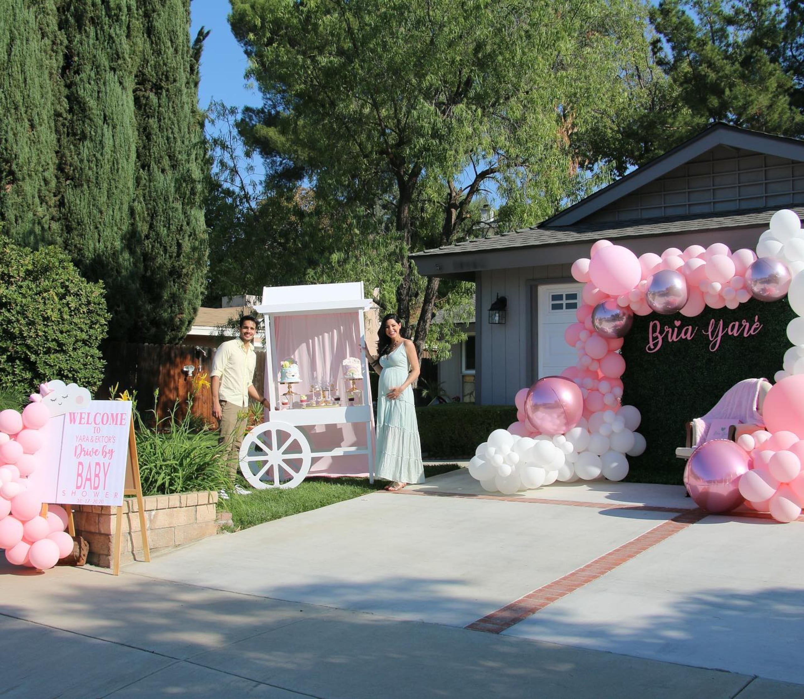 El matrimonio está radicado en California, donde ella se destaca como reportera de las condiciones del tiempo.