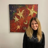 Artista puertorriqueña expone su “Hombre Luna” en Londres