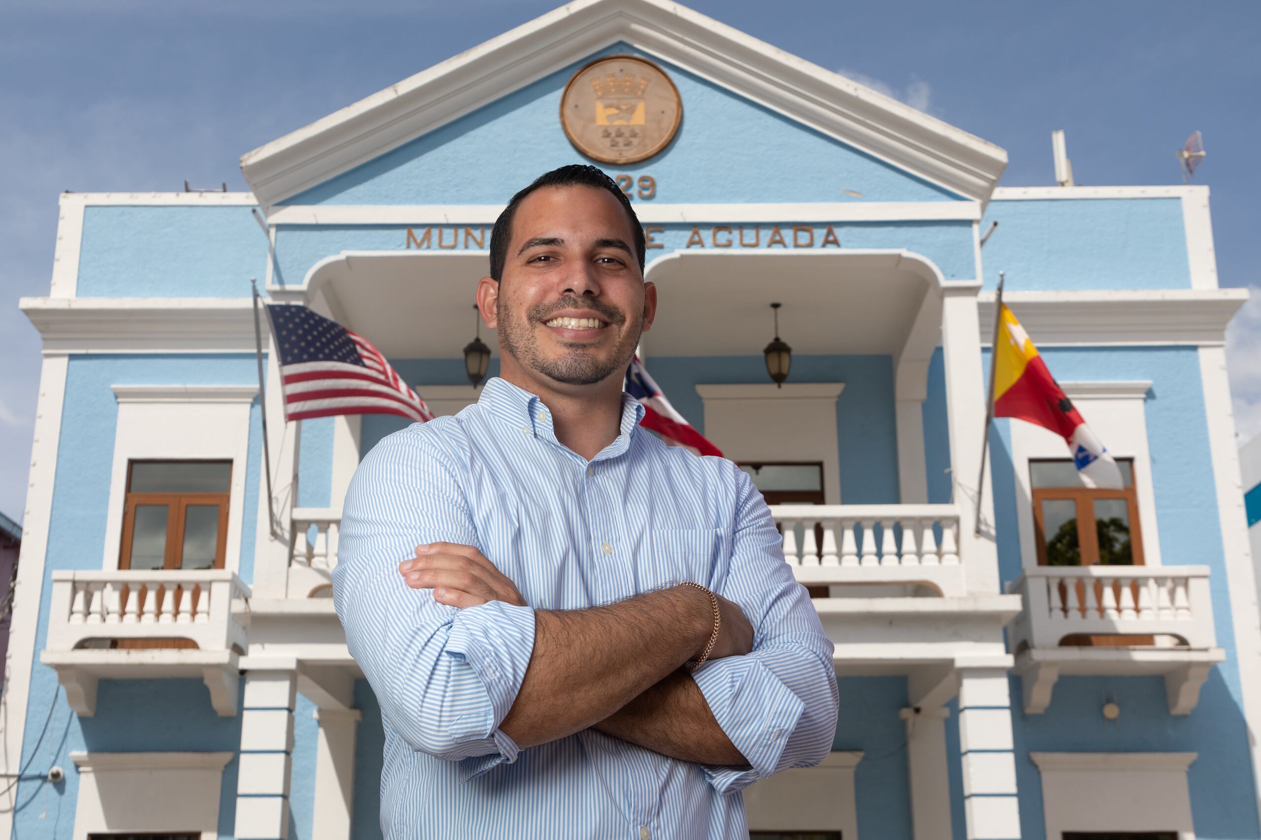 Christian Cortés Feliciano, alcalde de Aguada