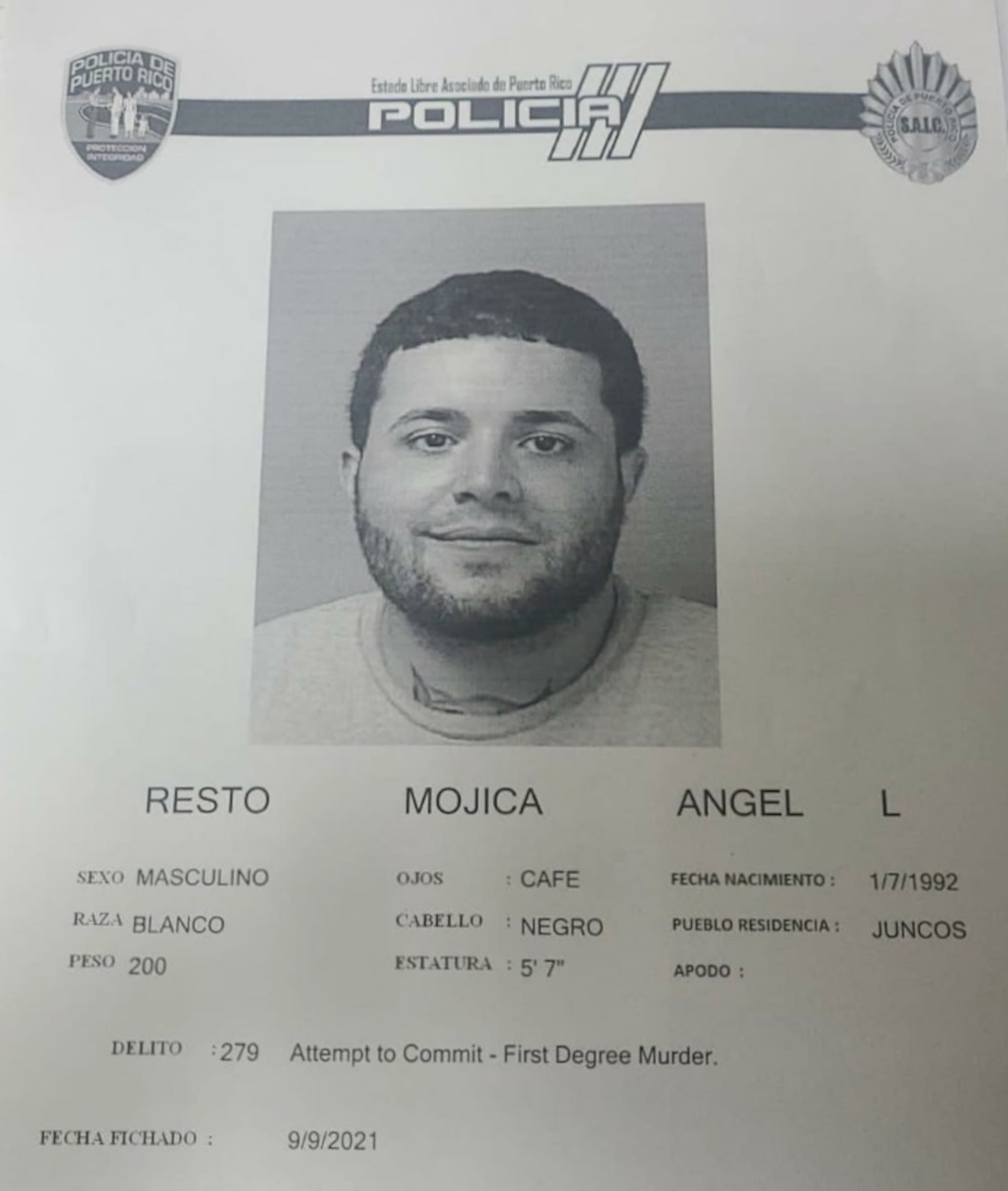 El juez Juan C. Vera, del Tribunal de Humacao, determinó causa para arresto por el delito de asesinato con fianza de $1,000,000.00