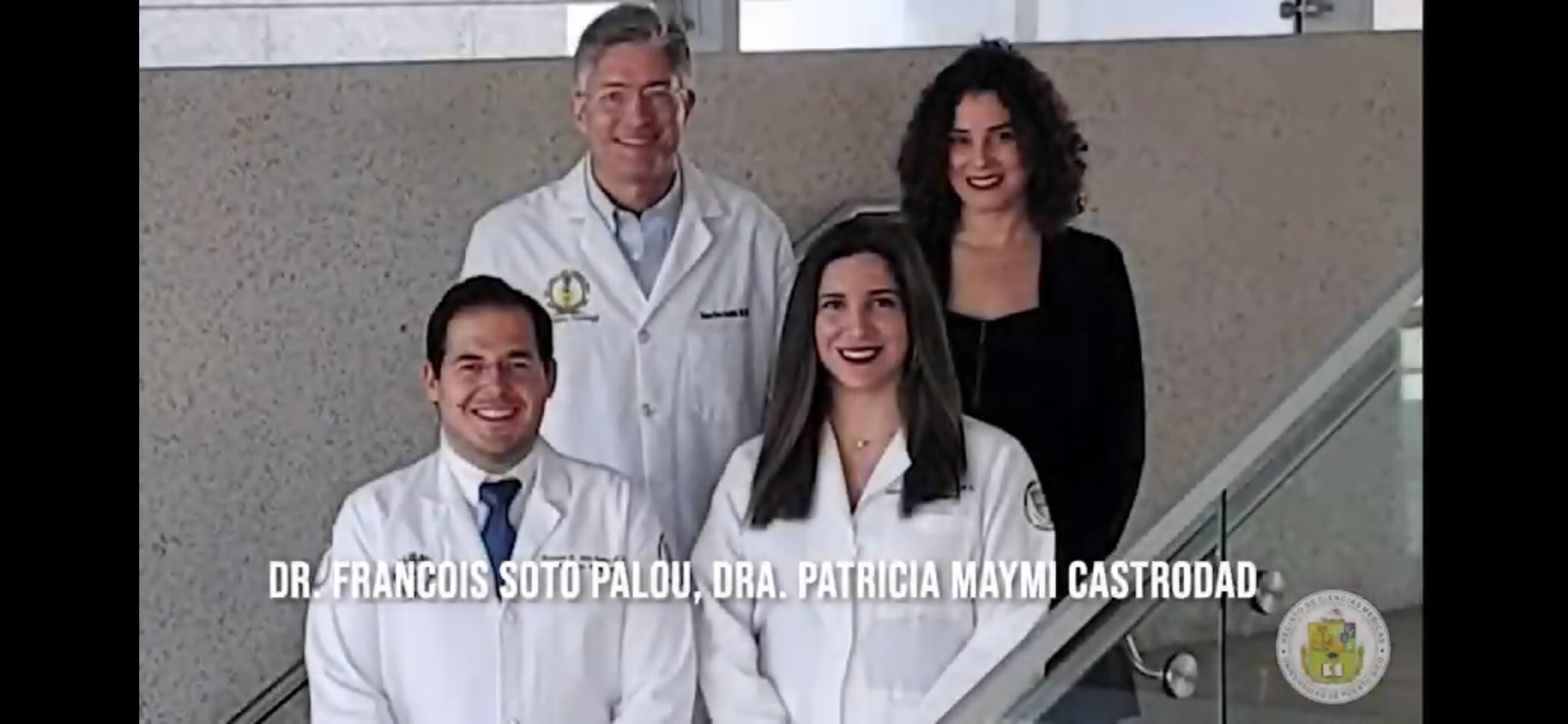 Francois Soto Palou y Patricia Maymi Castrodad se graduaron del Departamento de Urología de la Escuela de Medicina del Recinto de Ciencias Médicas de la Universidad de Puerto Rico.