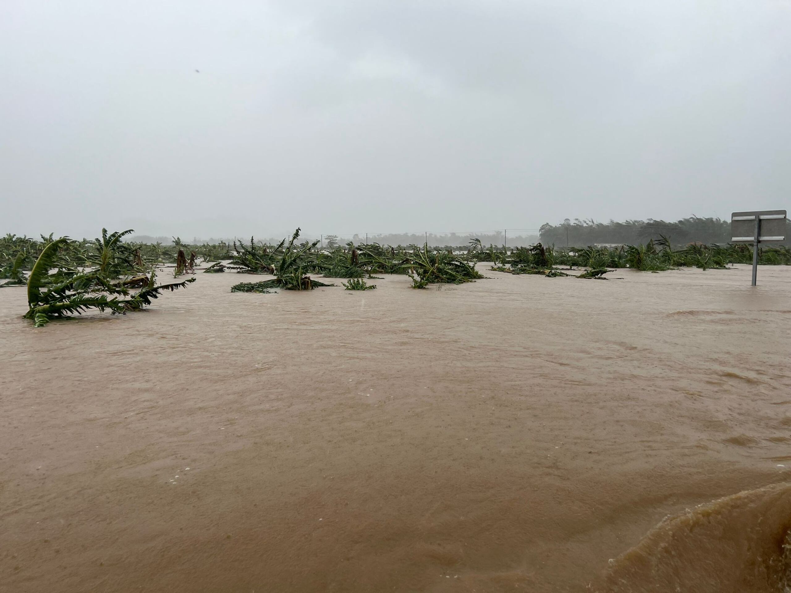 Las inundaciones pudieran afectar toda la isla.