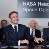 Macron y Harris sellan en la NASA una nueva era de cooperación en el espacio 