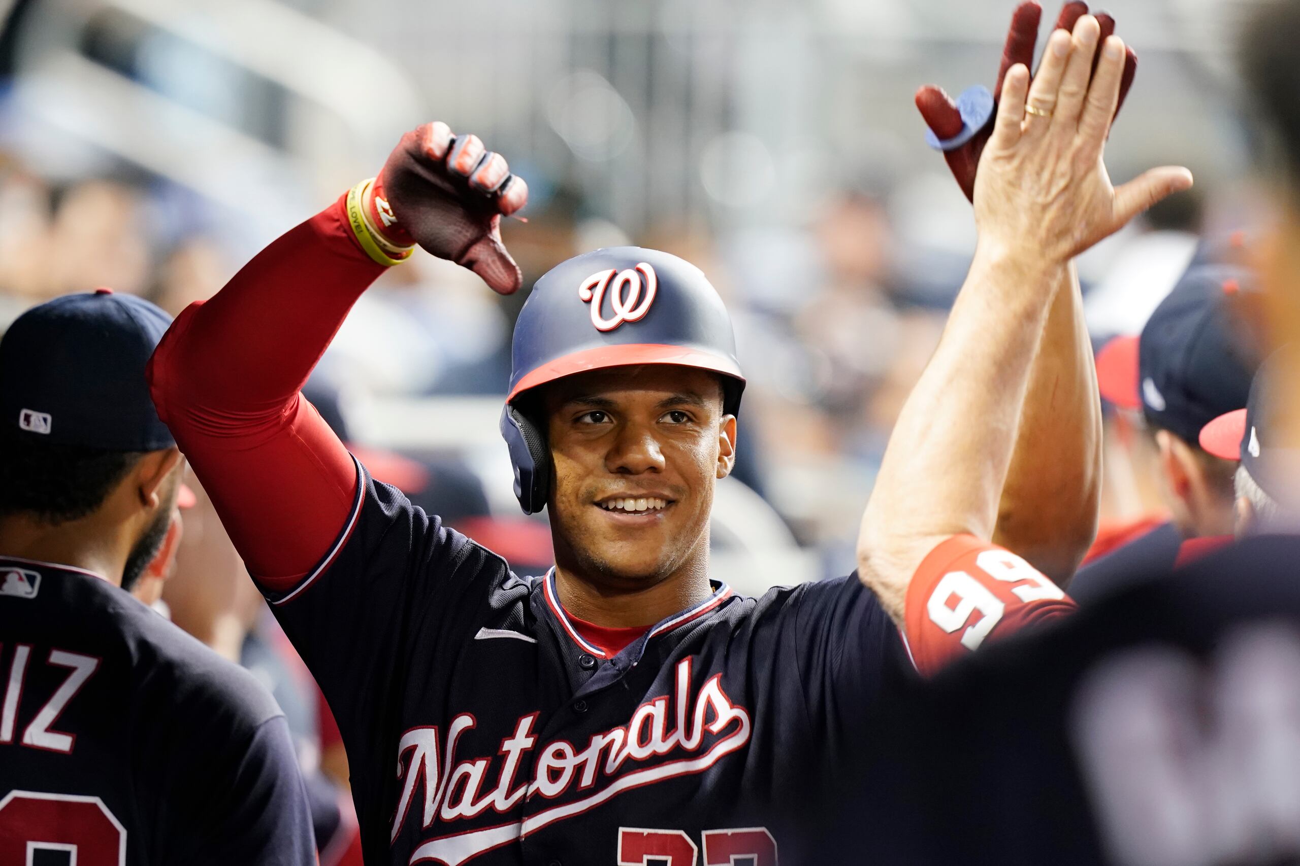 El dominicano Juan Soto, de los Nacionales de Washington, recibió 145 bases en la temporada, de las cuales 23 fueron intencionales.