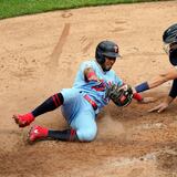 Eddie Rosario tuvo una tarde de suerte mixta