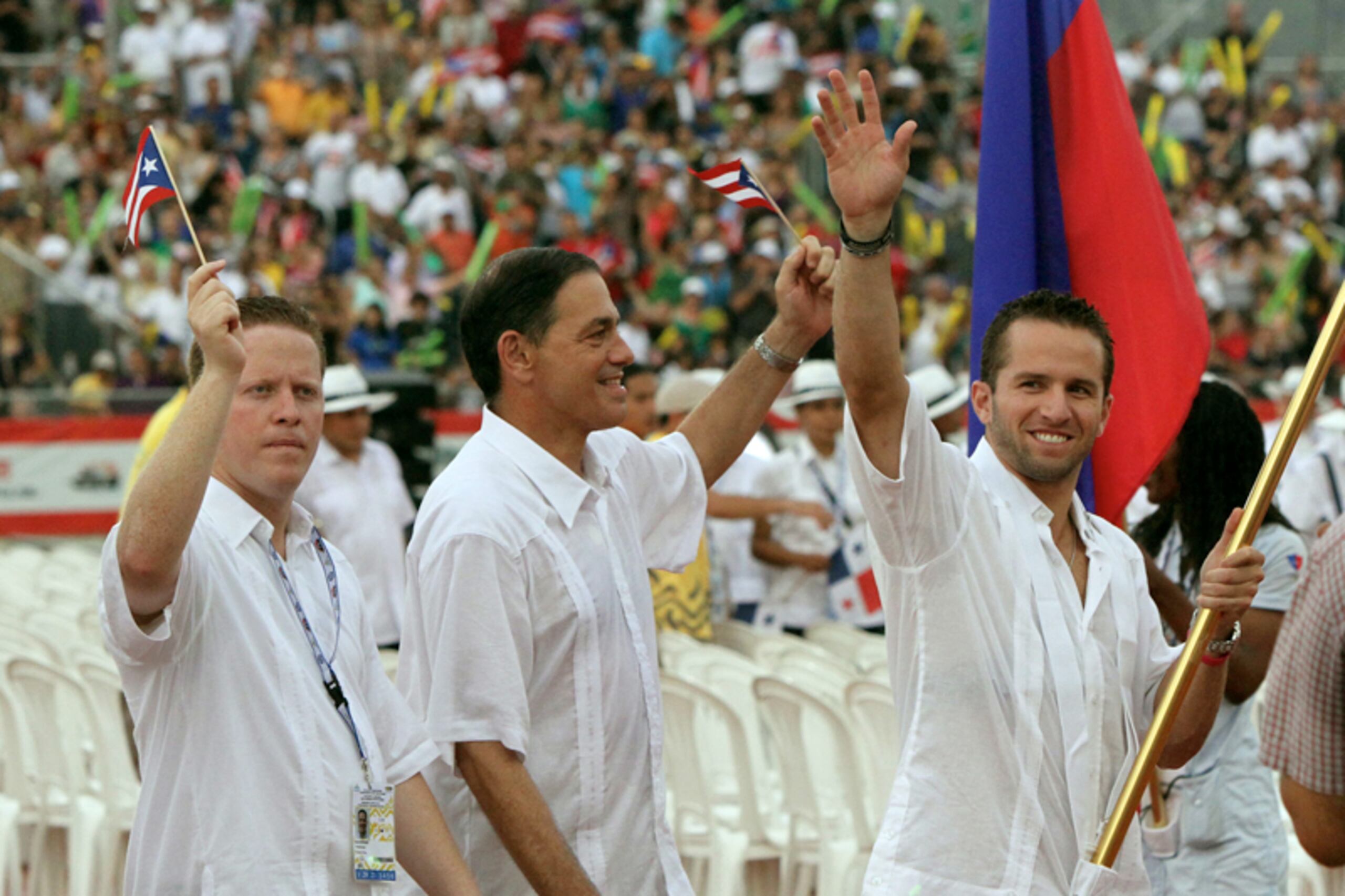 José Juan Barea fue el abanderado de los Centroamericanos de Mayagüez 2010.