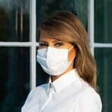 Melania Trump pide llevar mascarilla 