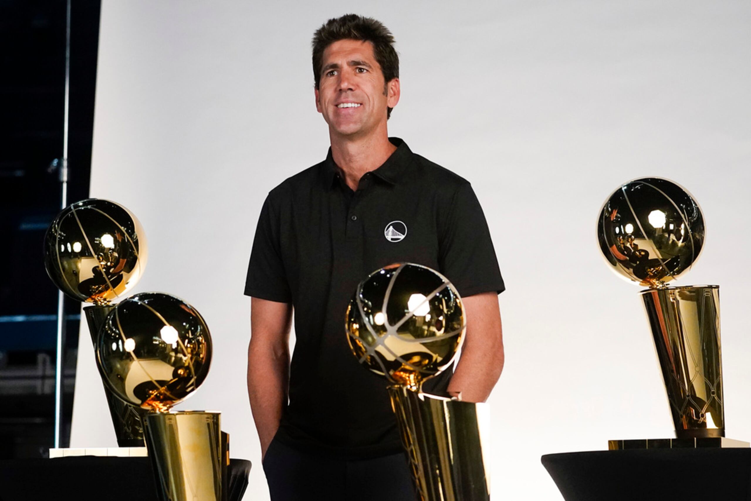 Bob Myers asumió el cargo como gerente general en 2012, y construyó el equipo que en 2015 ganó el primer título en 40 años para los Warriors.