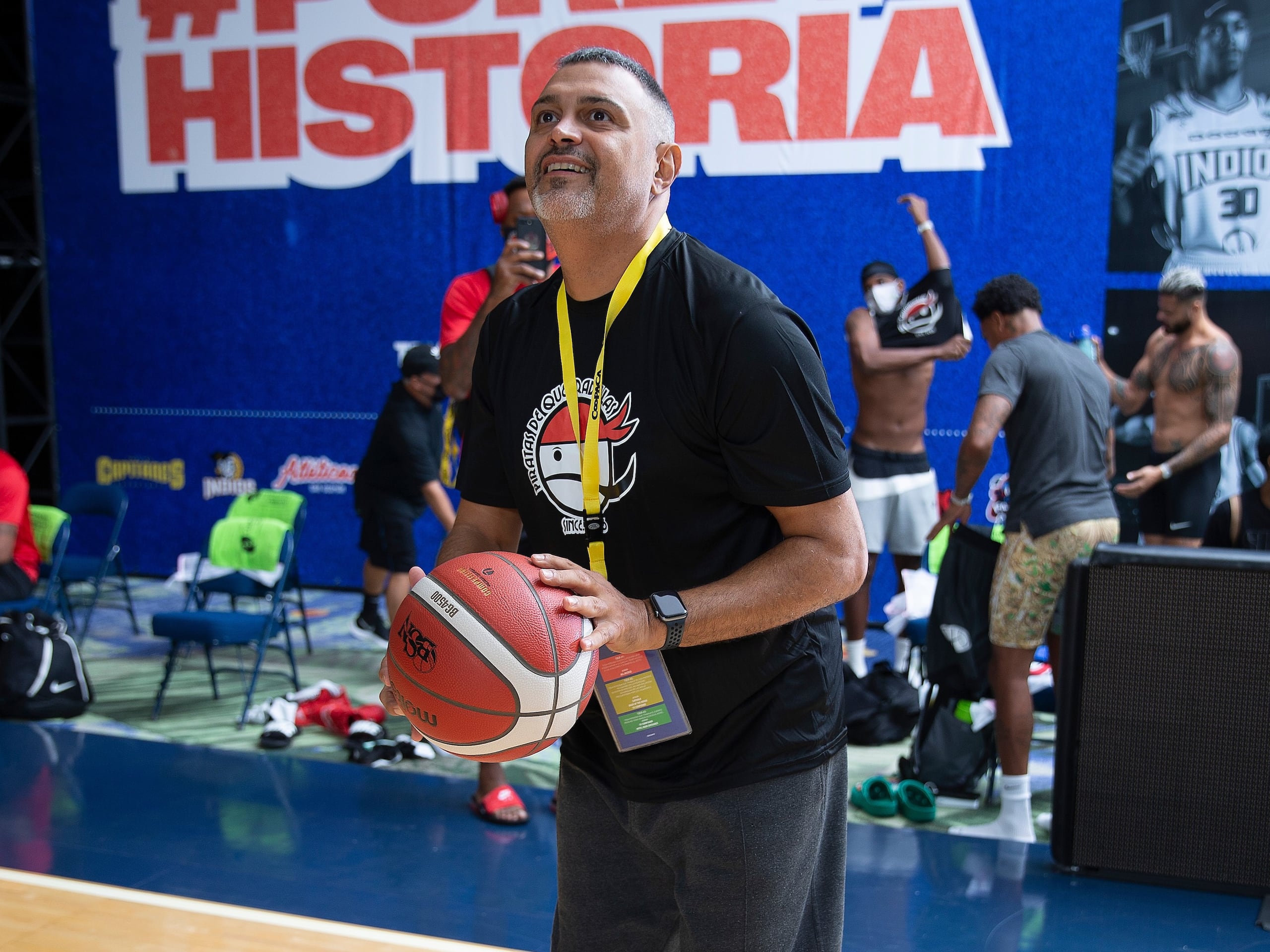 Eddie Casiano, en esta foro de archivo de cuando dirigía a los Piratas en la 'Burbuja' del BSN en el 2020, a partir de este año dirigirá a los Atléticos de San Germán.