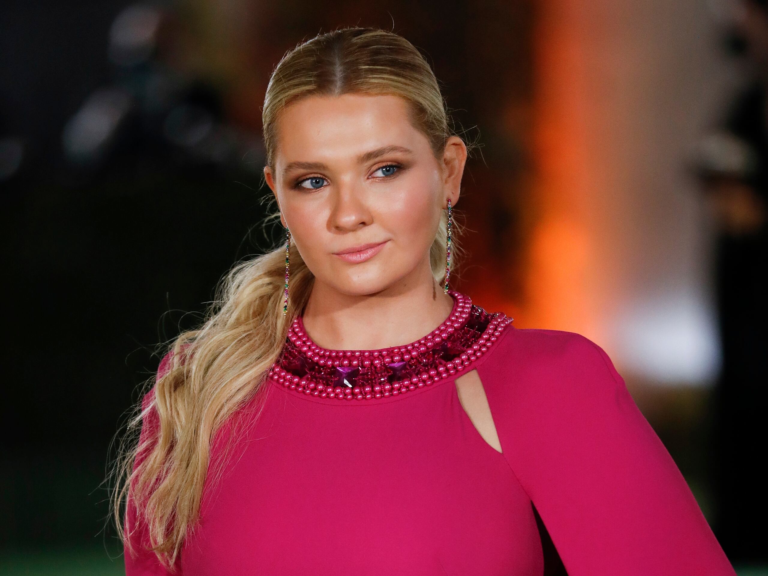 Fotografía fechada el 30 de septiembre de 2021 de la actriz Abigail Breslin durante una entrega de premios, en Los Ángeles (EE.UU.). EFE/EPA/Caroline Brehman
