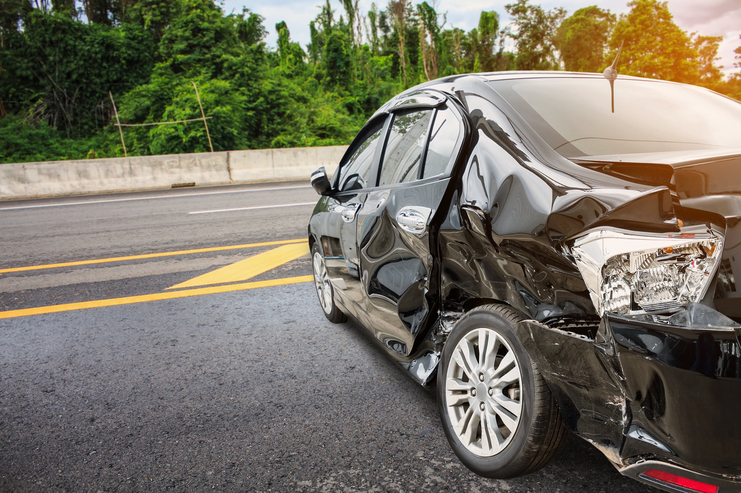 Un accidente de tránsito.