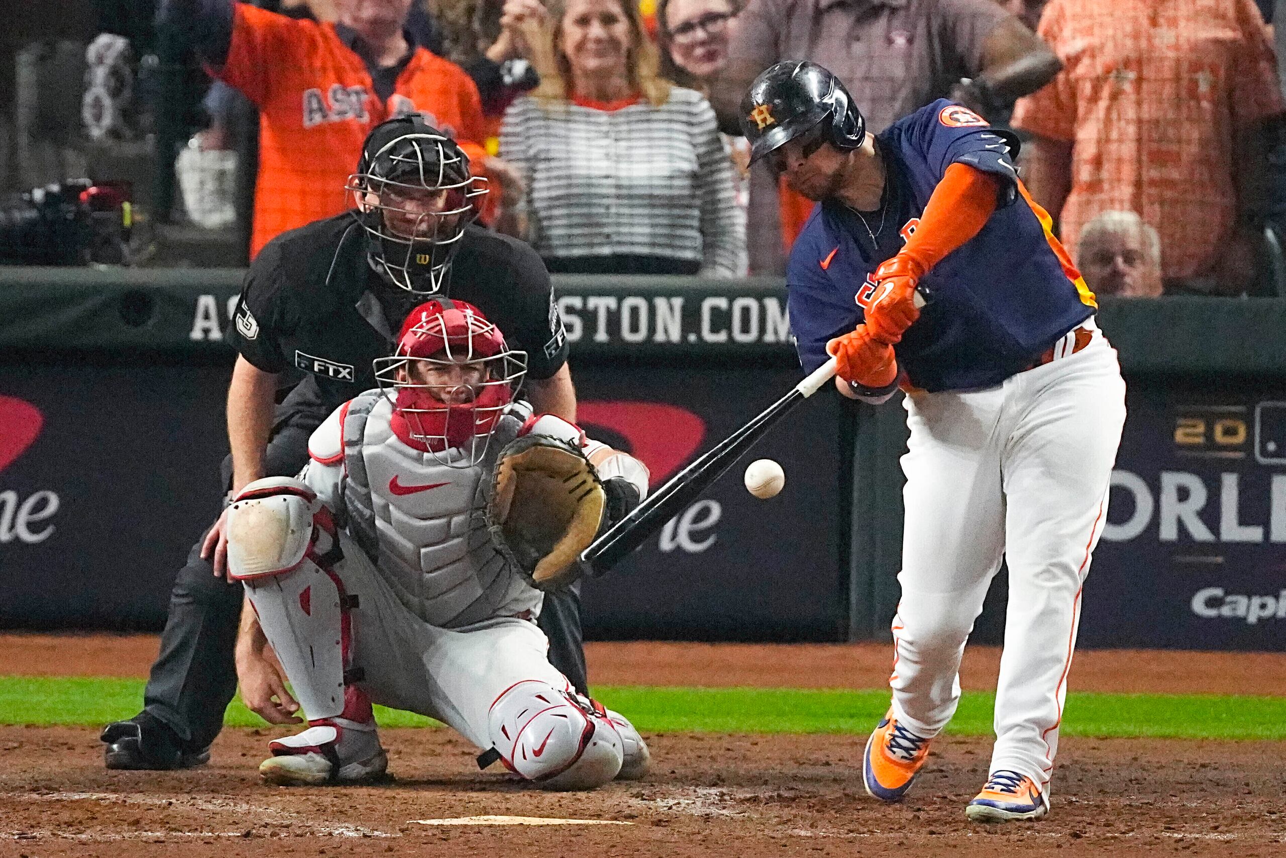 Christian Vázquez había jugado toda su carrera con los Red Sox de Boston hasta mediados del 2022, cuando fue enviado en cambio a los Astros de Houston, con quienes ganó la Serie Mundial.