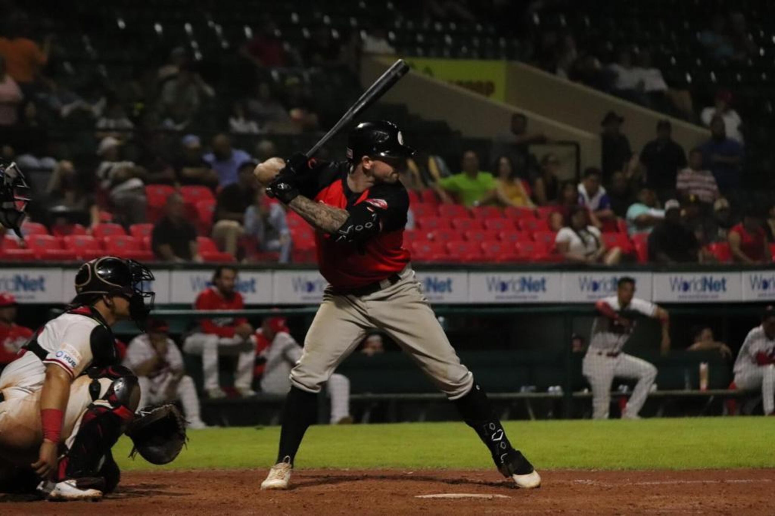 Jimmy Kerrigan, de los Leones de Ponce, bateó de 4-2 con dos remolcadas el miércoles ante el RA12.