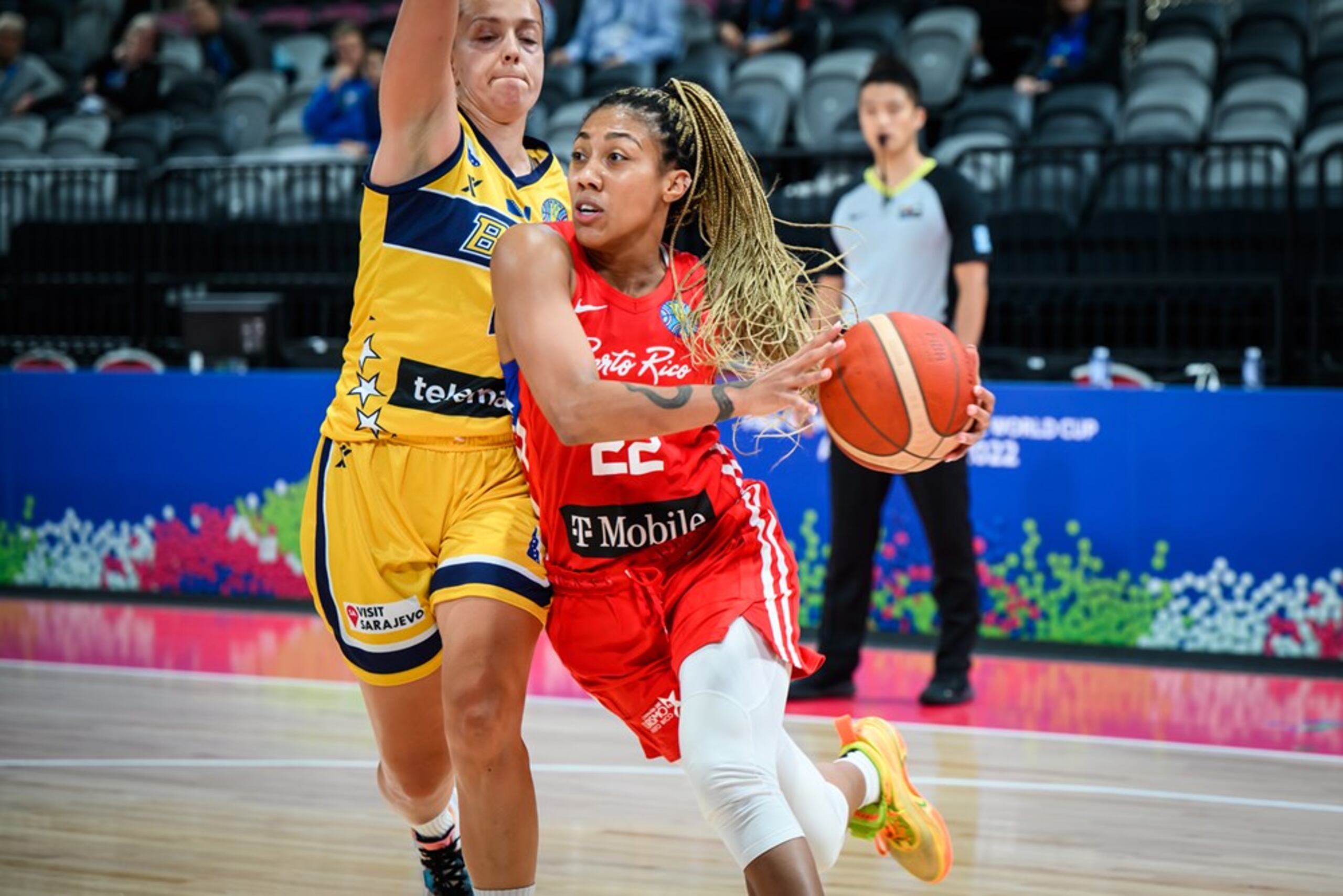 La canastera del Equipo Nacional de Baloncesto Femenino, Arella Guirantes, guió la ofensiva del quinteto boricua con 21 puntos el miércoles ante Guatemala.