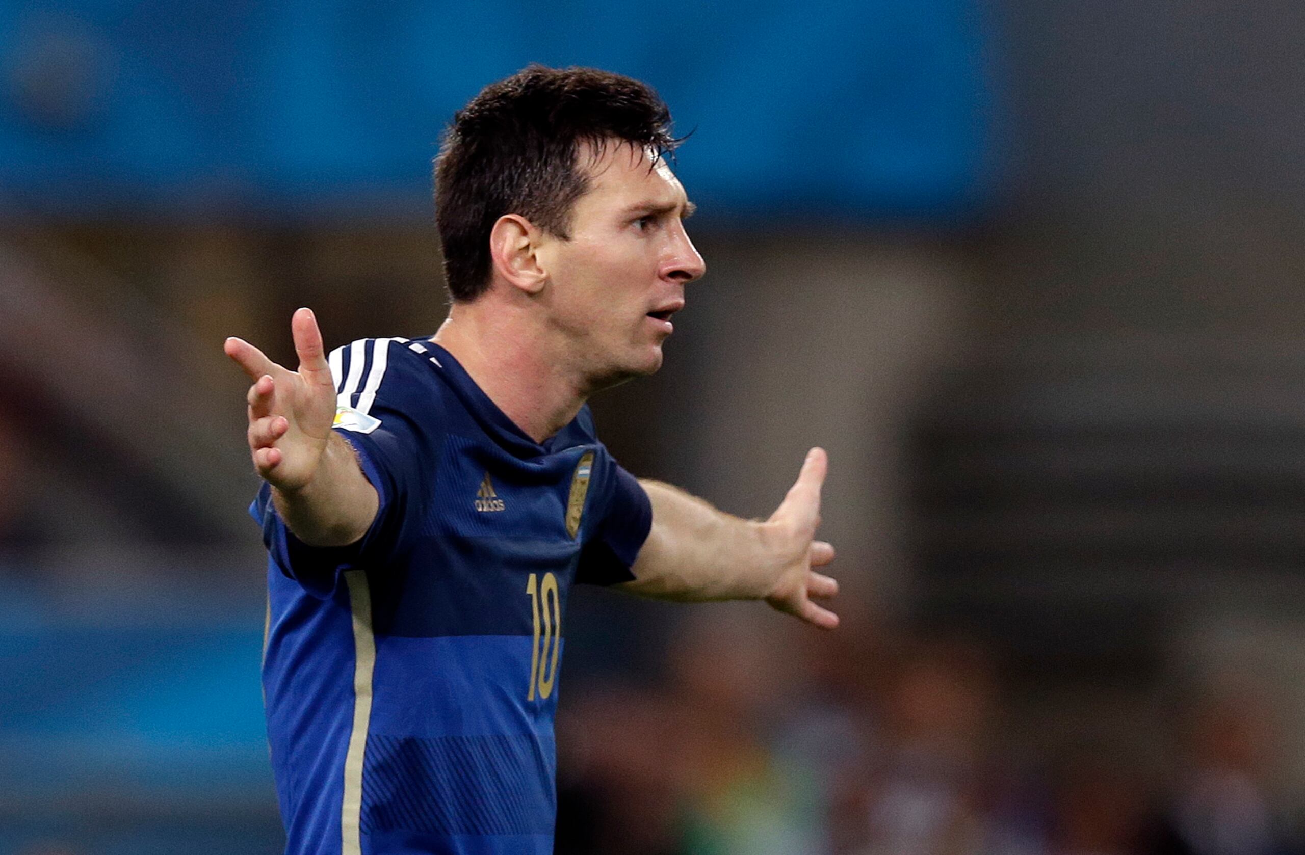 El delantero argentino Lionel Messi durante la final del Mundial de Brasil contra Alemania en Río de Janeiro, el domingo 13 de julio de 2014.