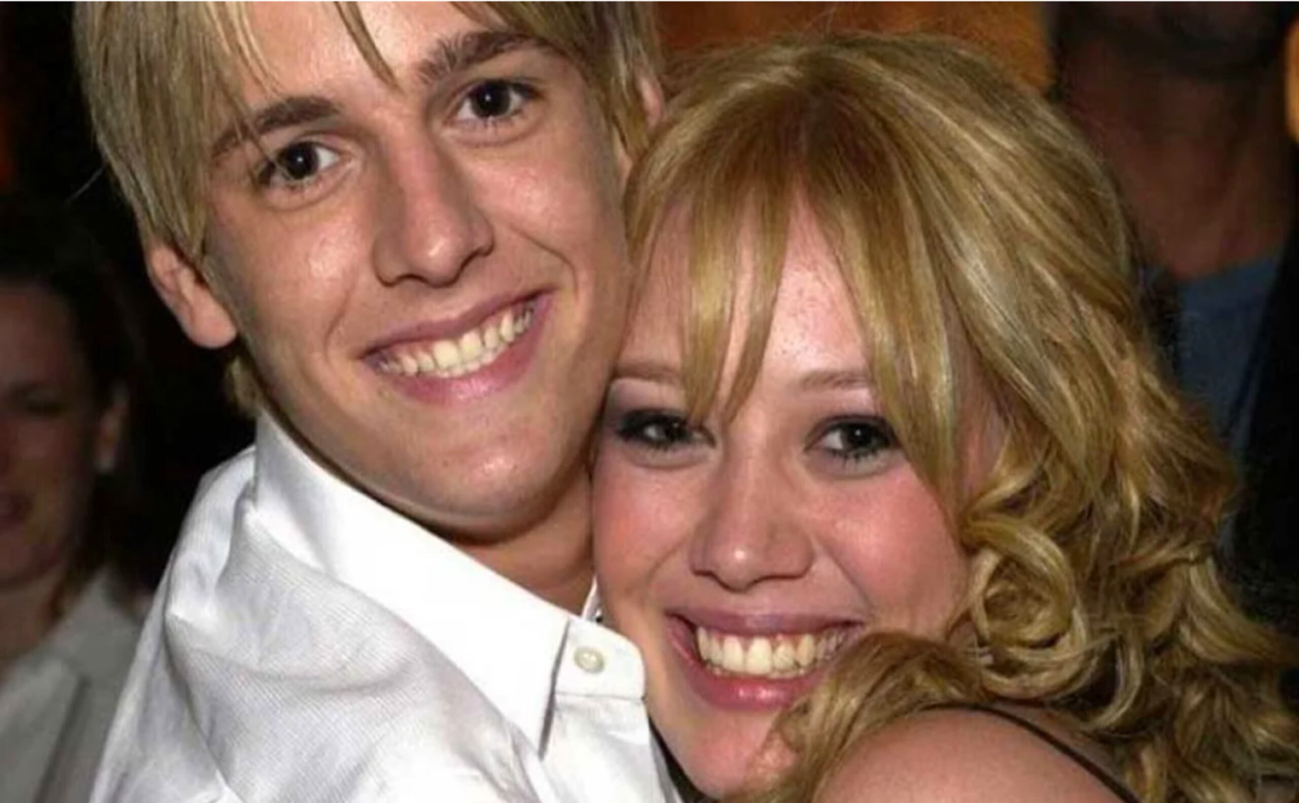 Aaron Carter y Hillary Duff.