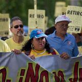 Maestras y maestros protestan en reclamo de justicia salarial