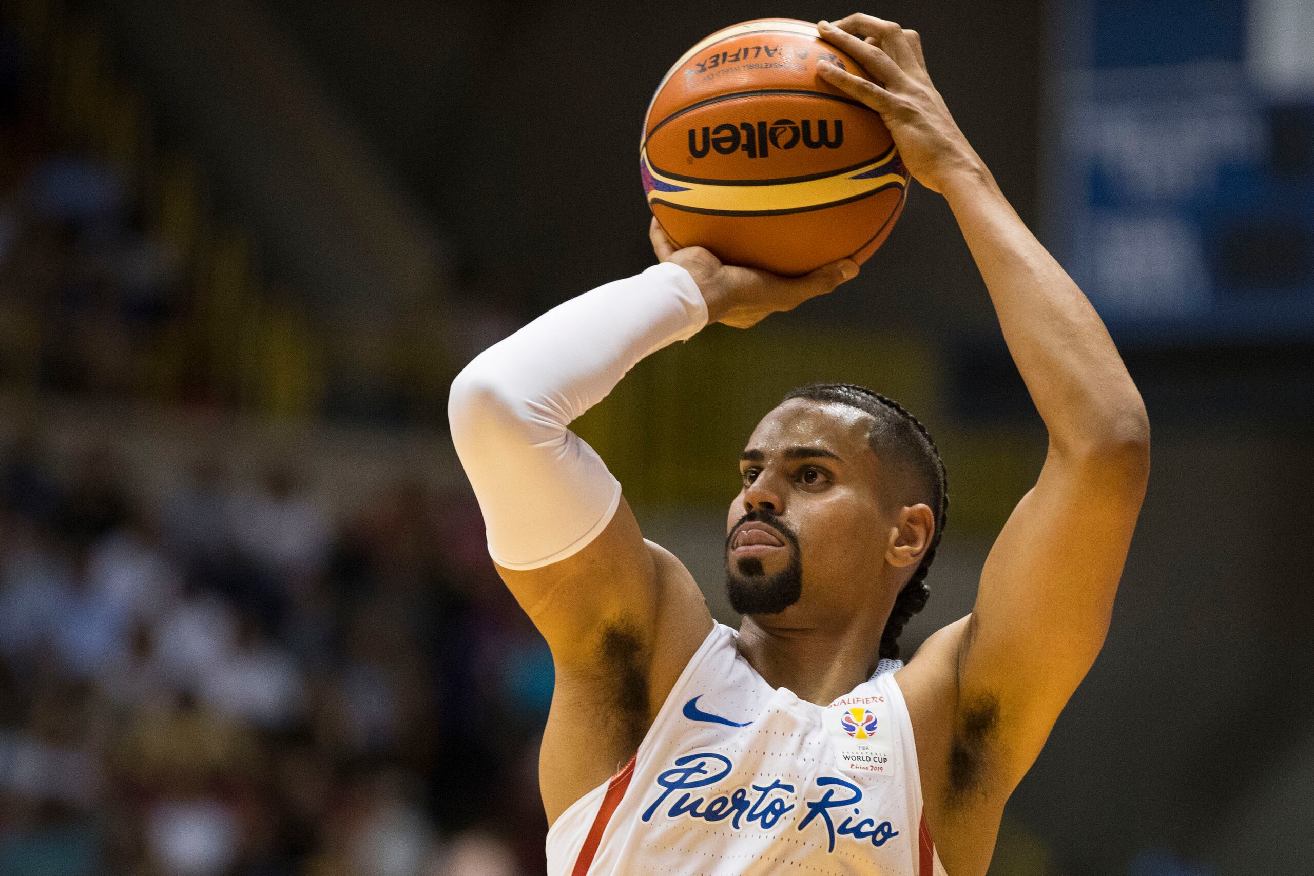 Gian Clavell fue el único canastero puertorriqueño en doble figura ante Croacia con 15 puntos.