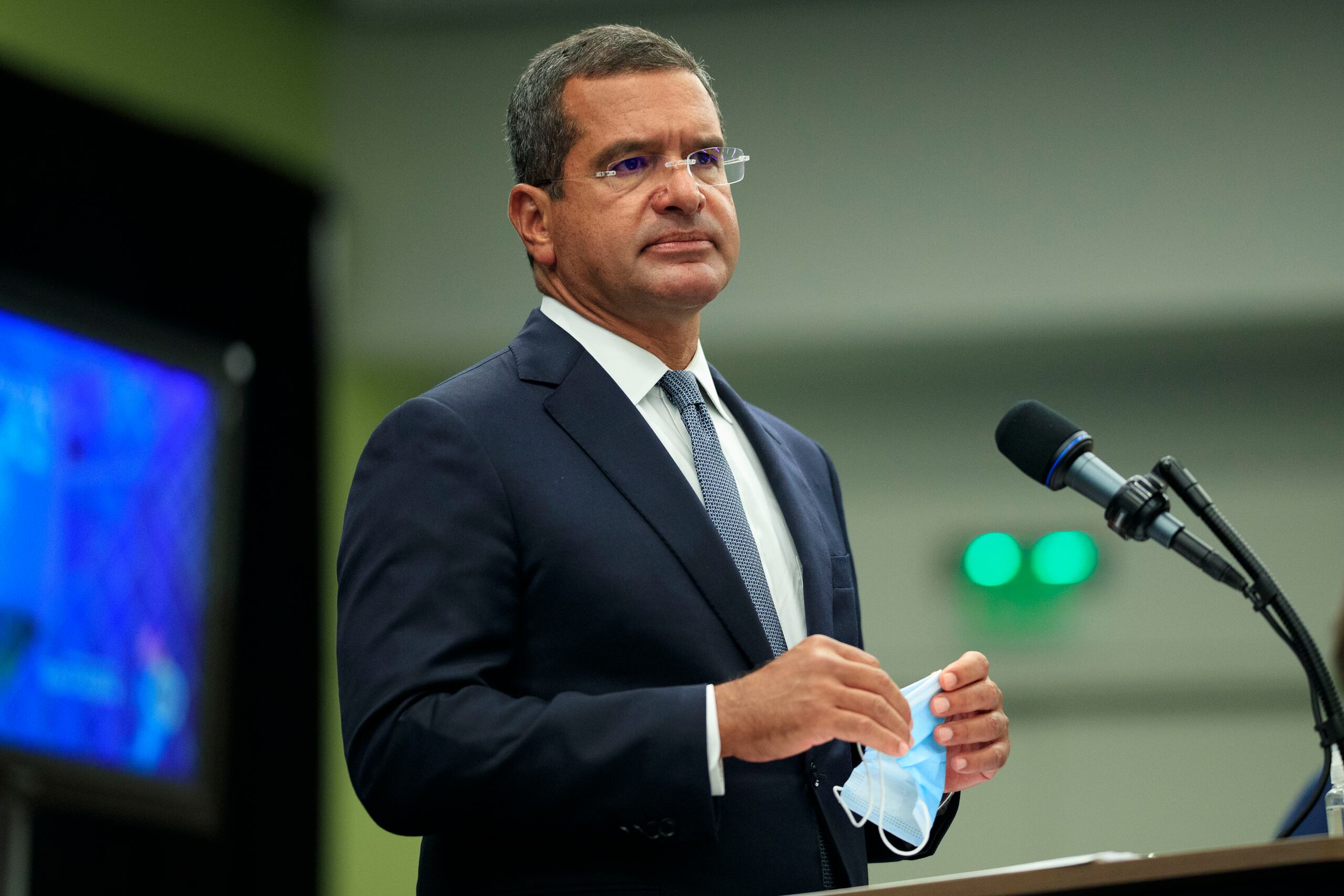 Pierluisi se limitó a decir que "en toda democracia hay espacio para protestar” en referencia a la marcha de esta tarde en La Fortaleza.