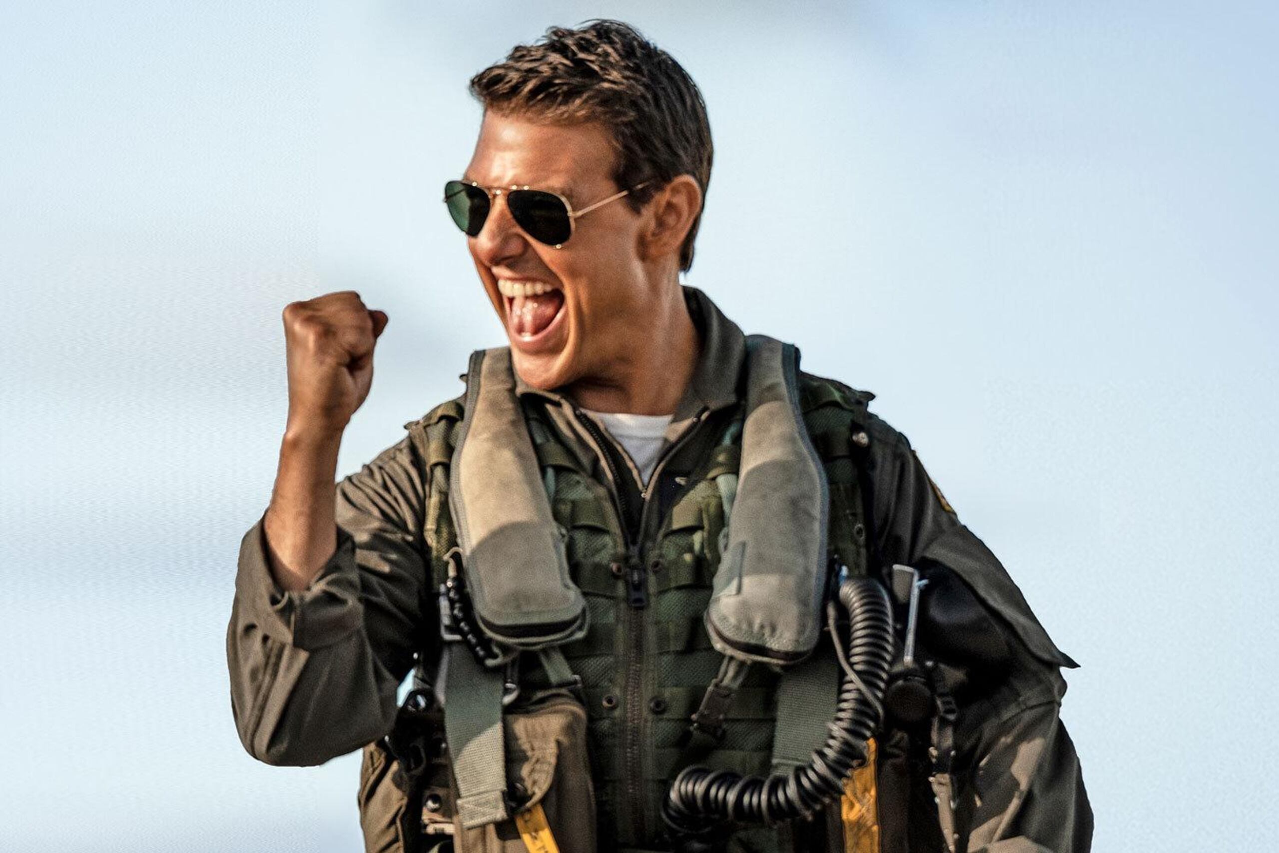 Tom Cruise en Top Gun Maverick.