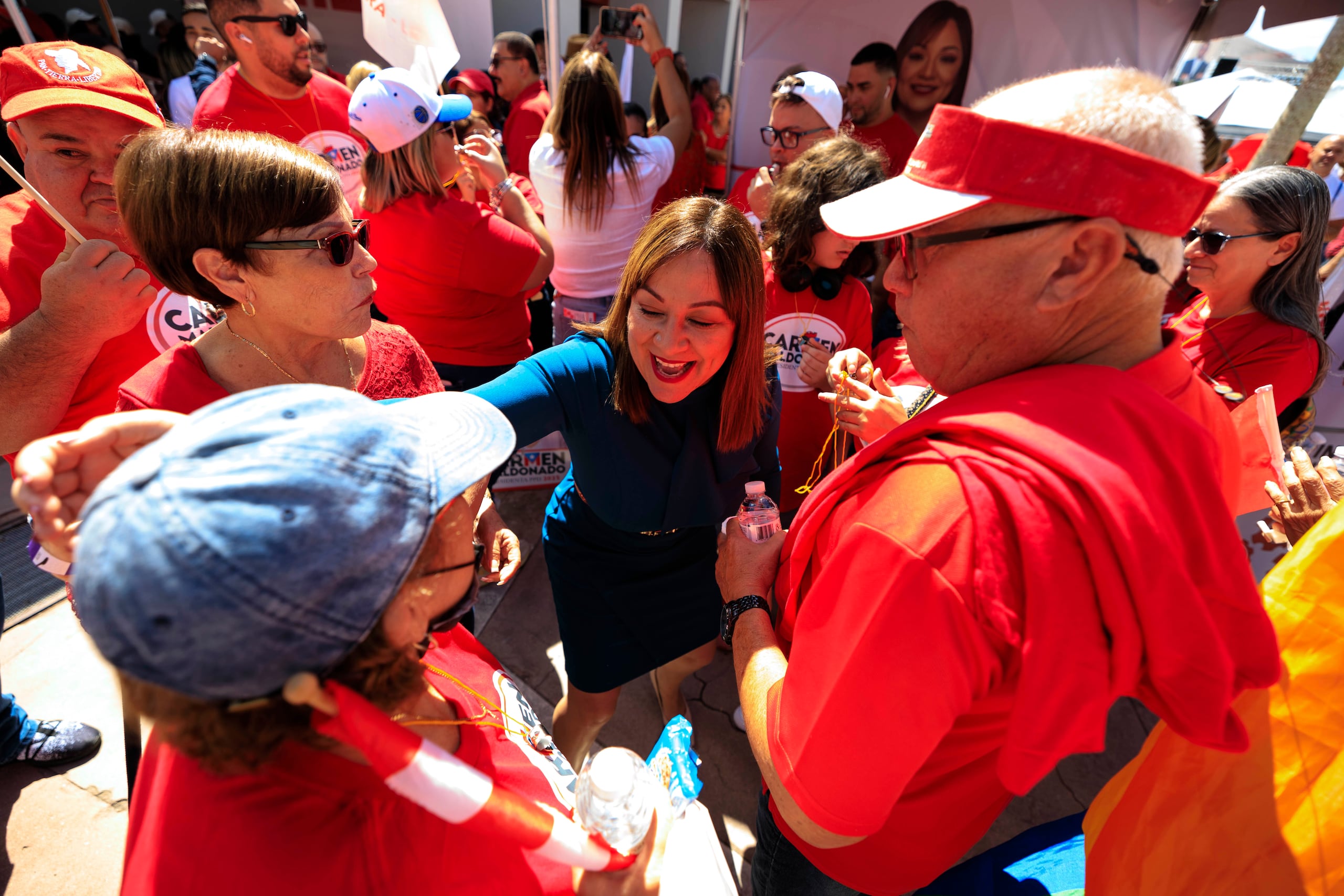 La alcaldesa de Morovis, Carmen Maldonado.