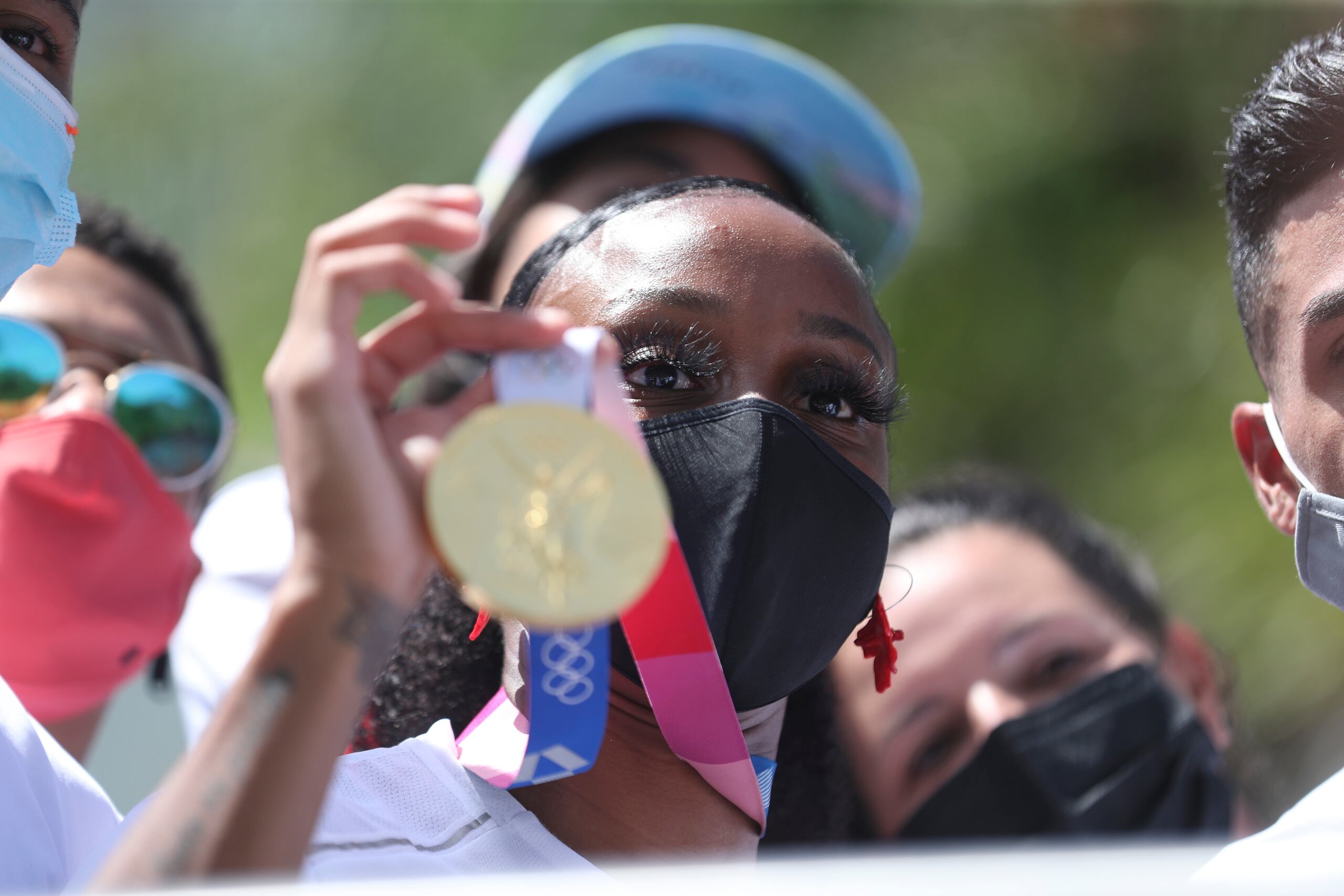 La caravana de Jasmine Camacho Quinn confirmó la importancia para Puerto Rico que representó el oro que conquistó la atleta en Tokio 2020.