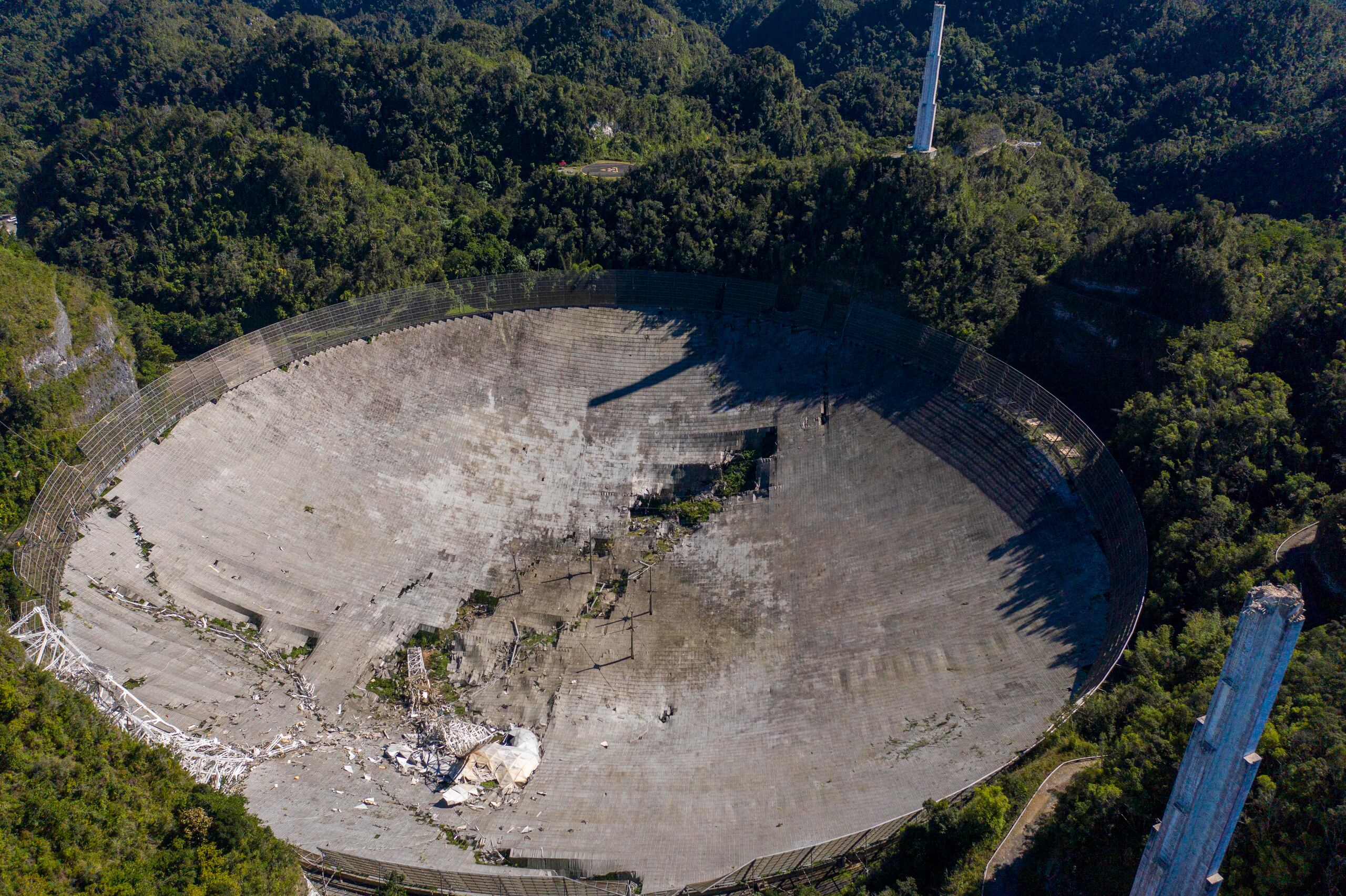 Colapso del Observatorio de Arecibo.