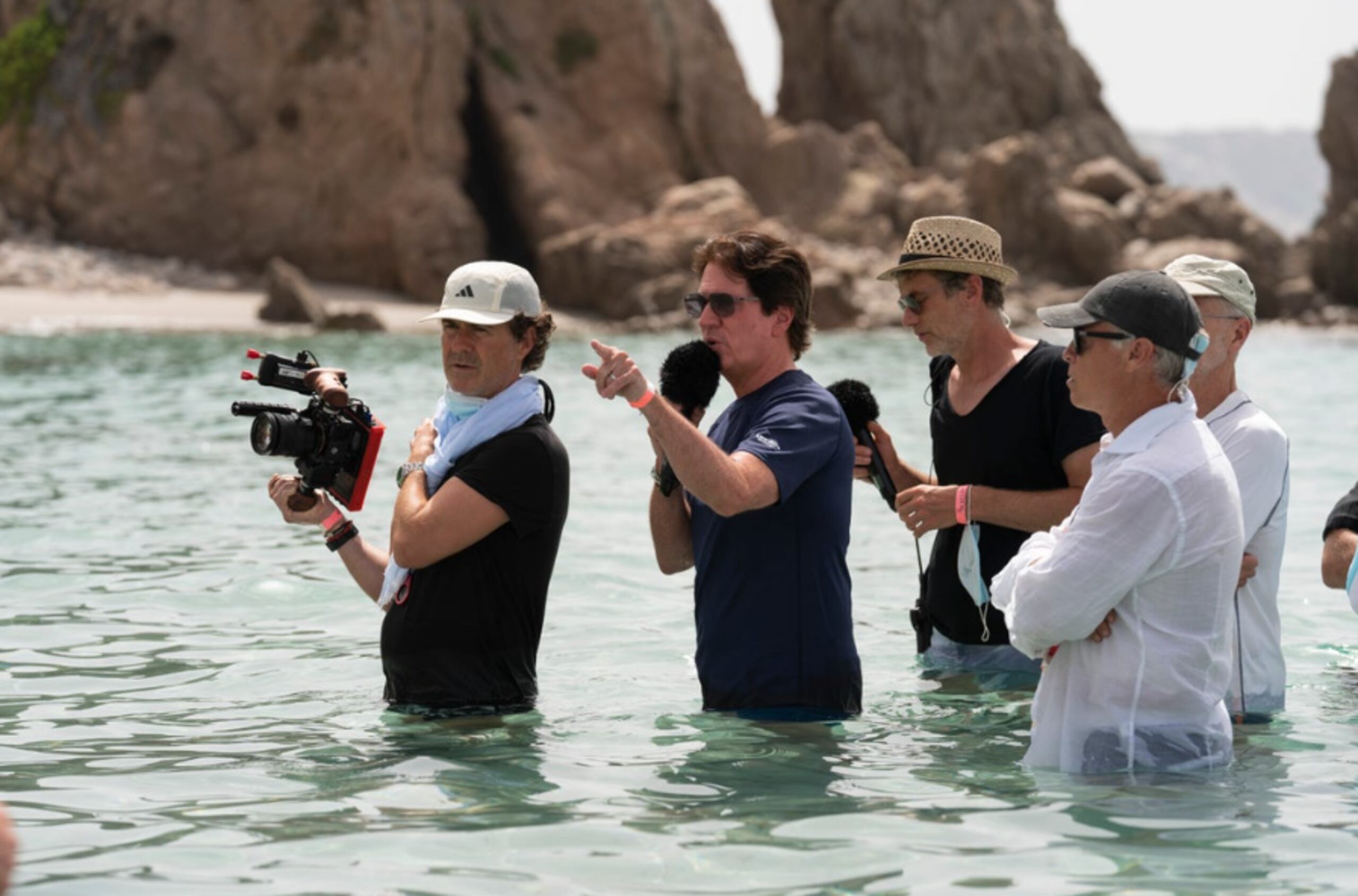 El equipo de producción dirigido por Rob Marshall.