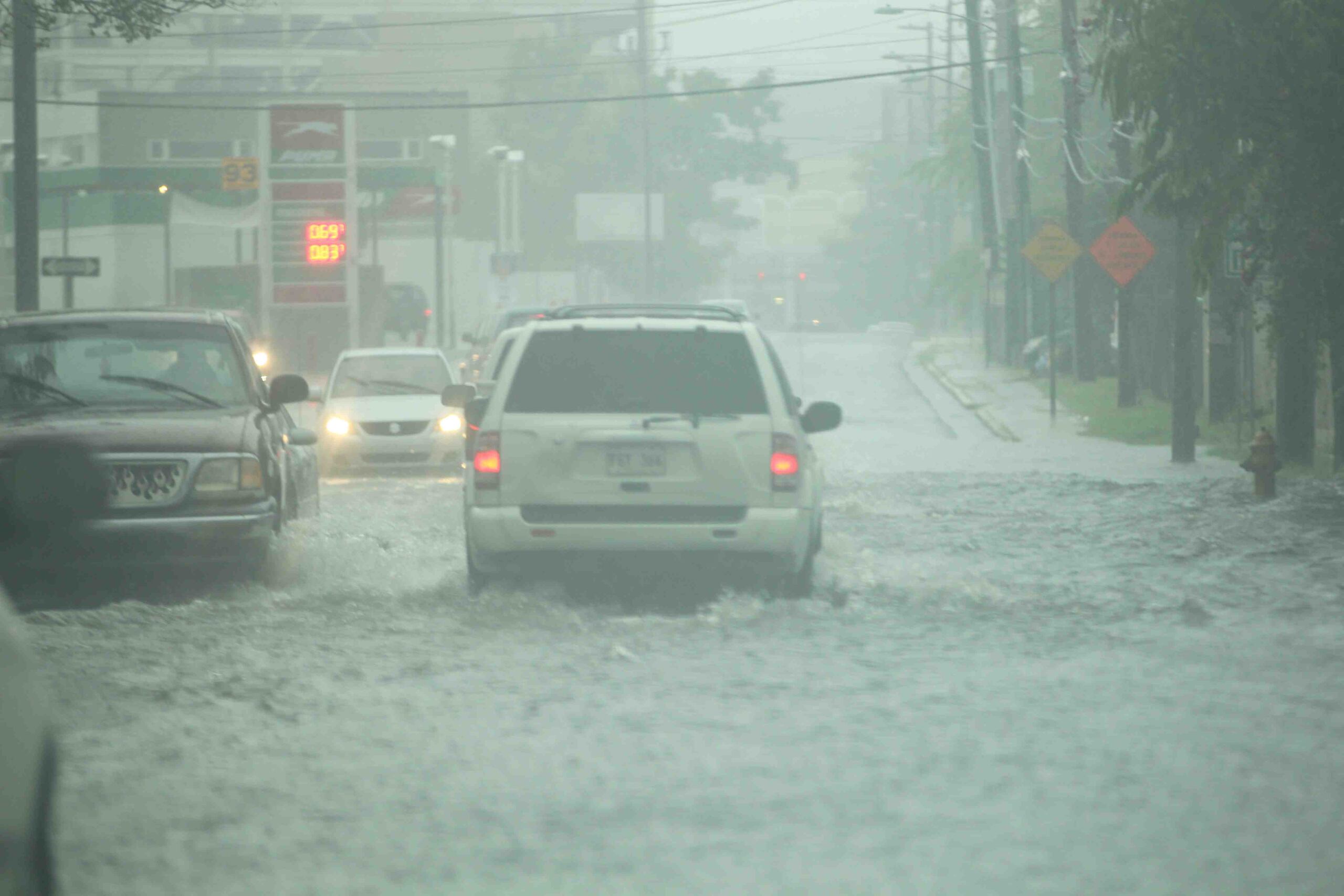 Un frente frío es el causante de las lluvias de hoy.