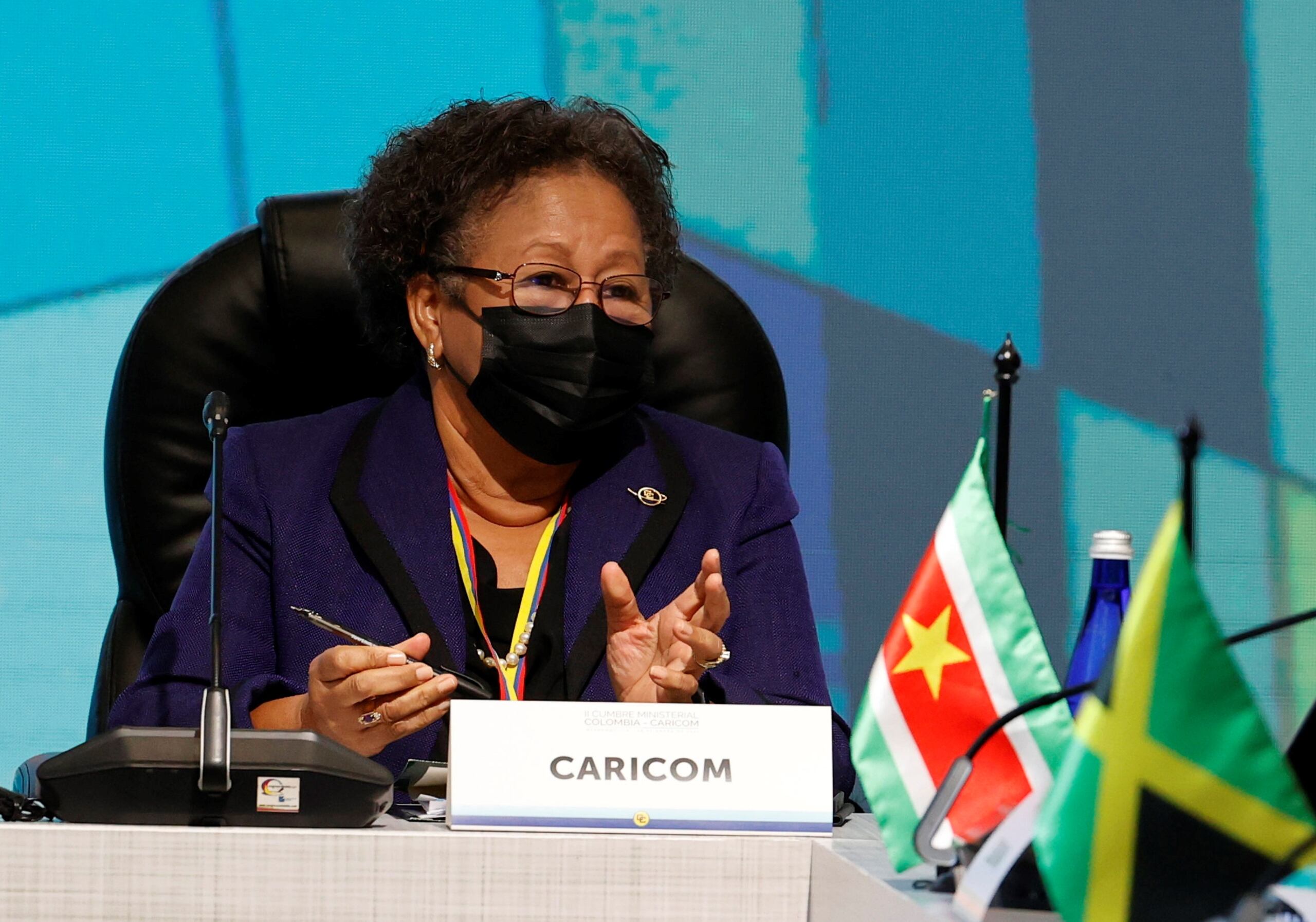 Carla Barnett, secretaria general de Caricom. (EFE/Mauricio Dueñas Castañeda)