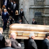 La familia Trump se despide de Ivana en un funeral en Nueva York