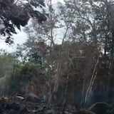 Bomberos extinguen incendio forestal en San Lorenzo