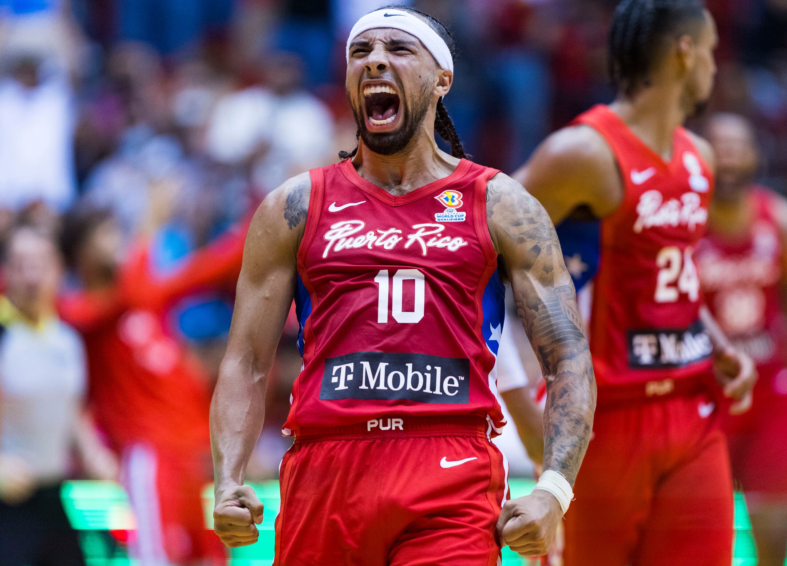 José Alvarado lideró la ofensiva de Puerto Rico en los partidos de la pasada ventana FIBA.