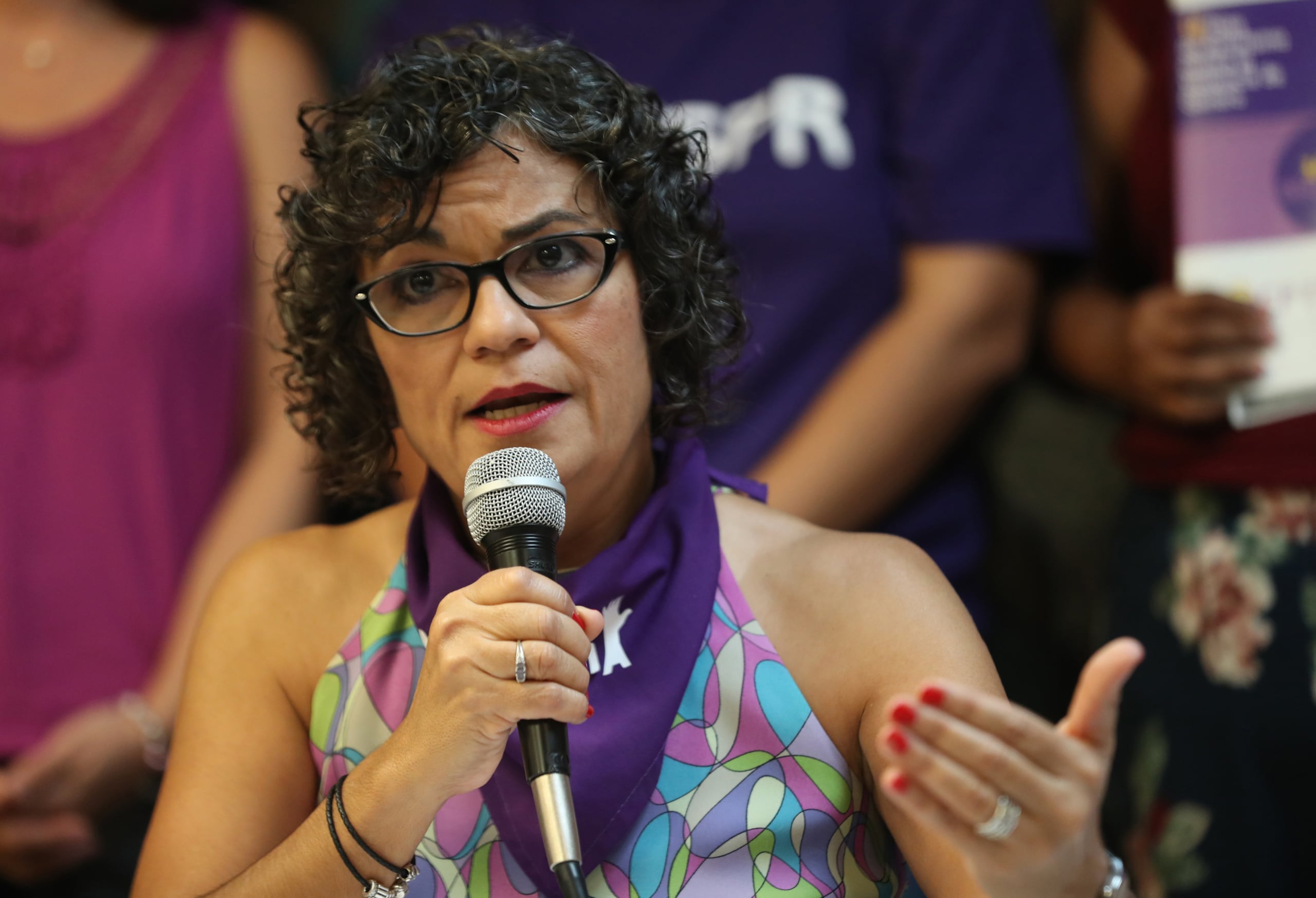 La presidenta del Colegio de Trabajadores Sociales, Mabel López Ortiz.