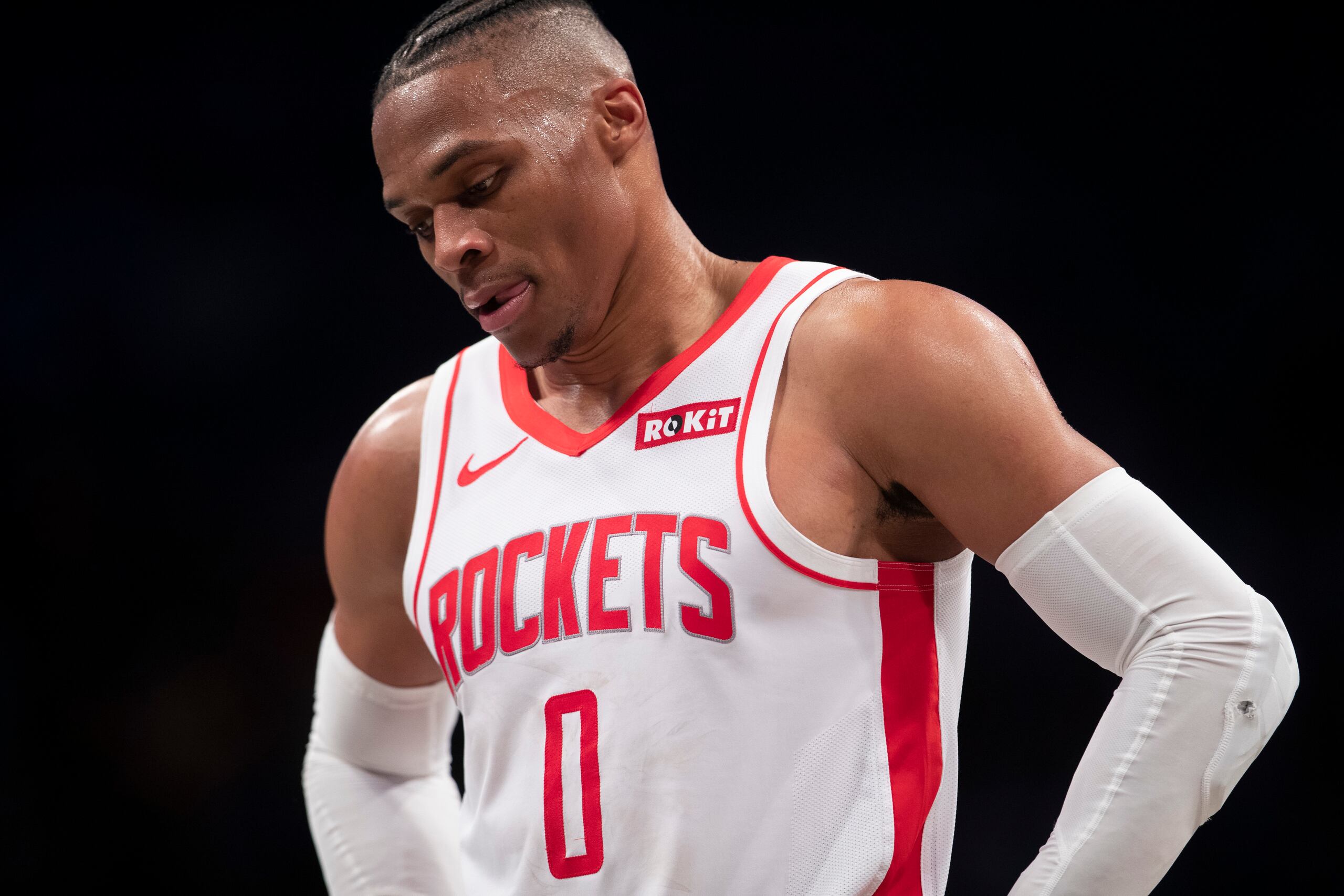 Russell Westbrook suma una temporada con los Rockets luego de ser cambiado del Thunder de Oklahoma City en 2019.