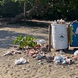 Recursos Naturales recuerda no dejar basura en la playa 