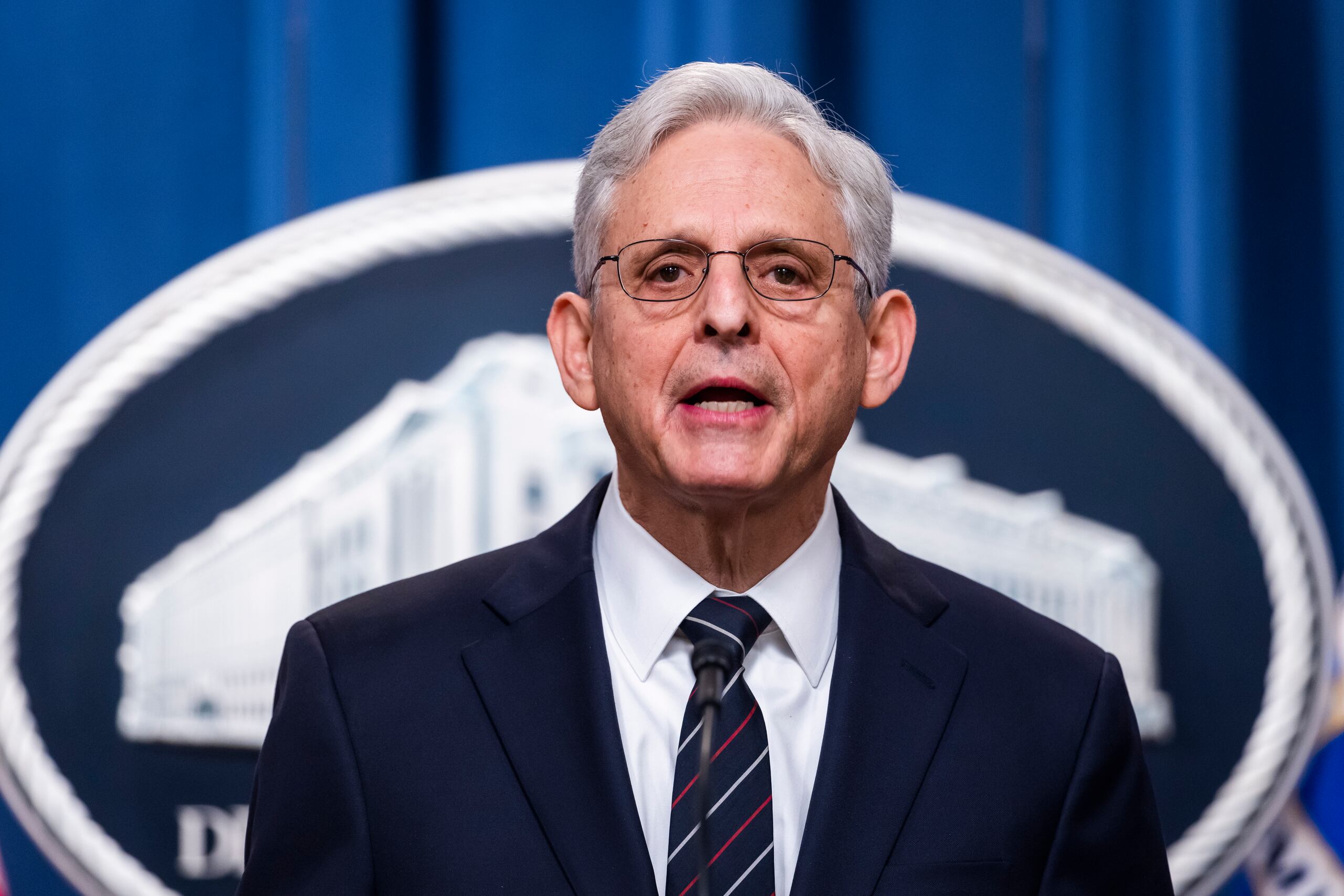 El fiscal general estadounidense, Merrick Garland. EFE/EPA/Jim Lo Scalzo
