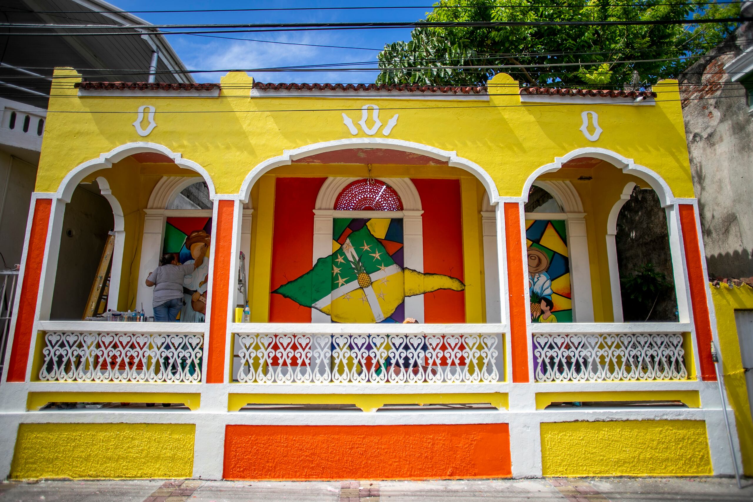 "Ruta Muralista: Lajas, ciudad de las buenas vibras" comienza en el casco urbano.