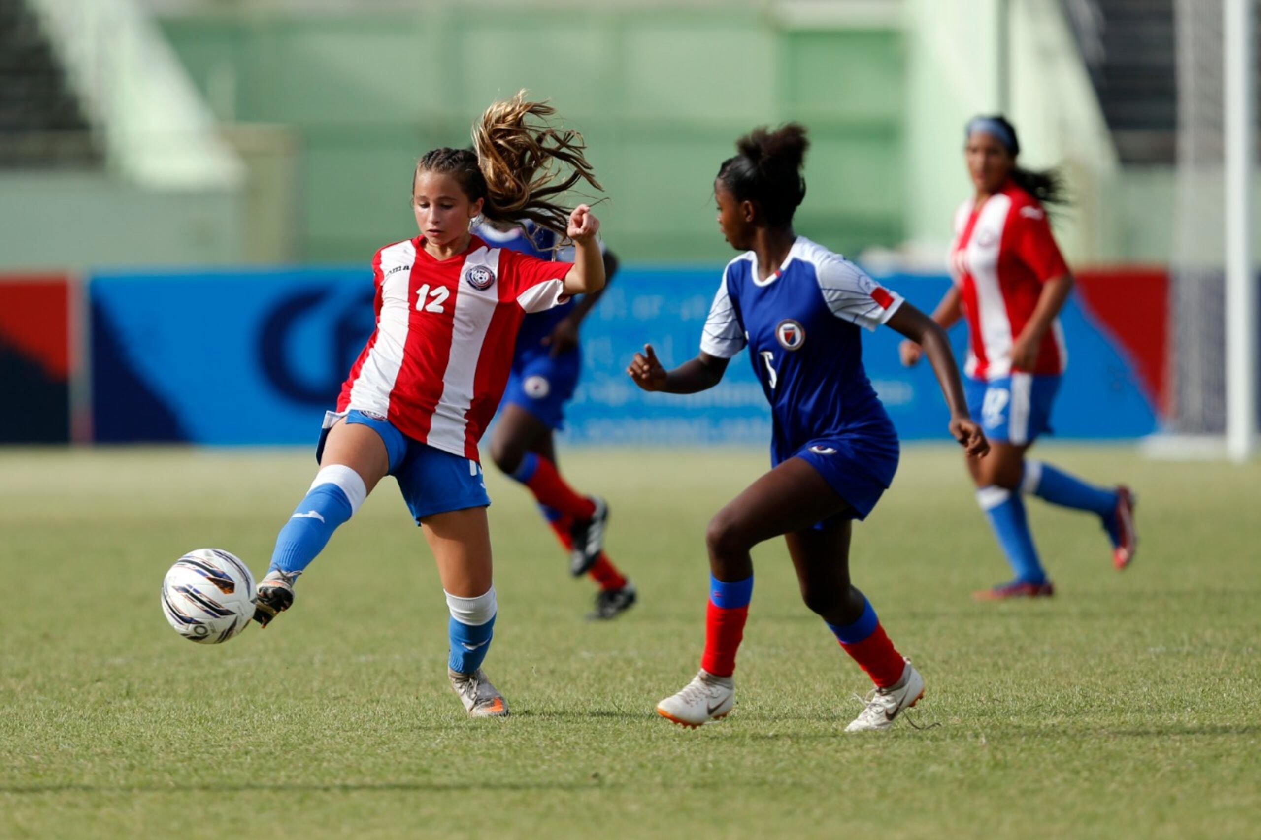 El único gol del partido llegó al minuto 47 en las piernas de Lourdjina Etienne; quien marcó cuatro de los seis goles que Haití le hizo a Puerto Rico en el partido de fase de grupos el viernes pasado y que culminó 6-0 en aquel entonces. (Nelson Pulido / Especial para la Federación Puertorriqueña de Fútbol (FPF))